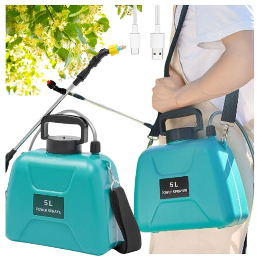 CORDLESS ELECTRIC HANDHELD GARDEN SPRAYER 5L NOZZLES