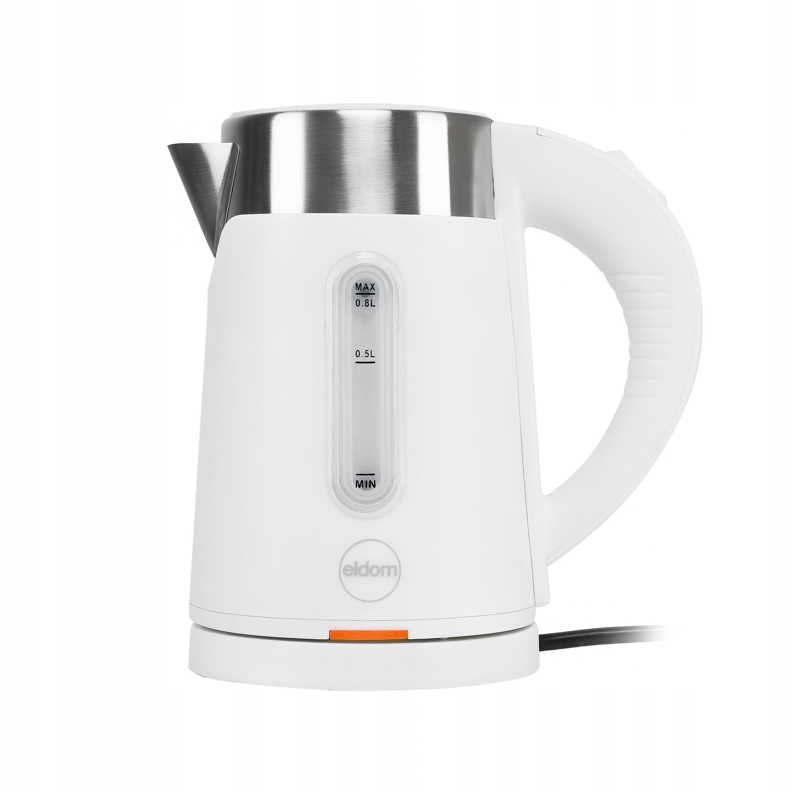 CORDLESS ELECTRIC KETTLE 0,8L WHITE SMALL TOURIST 1000W Packaging status original