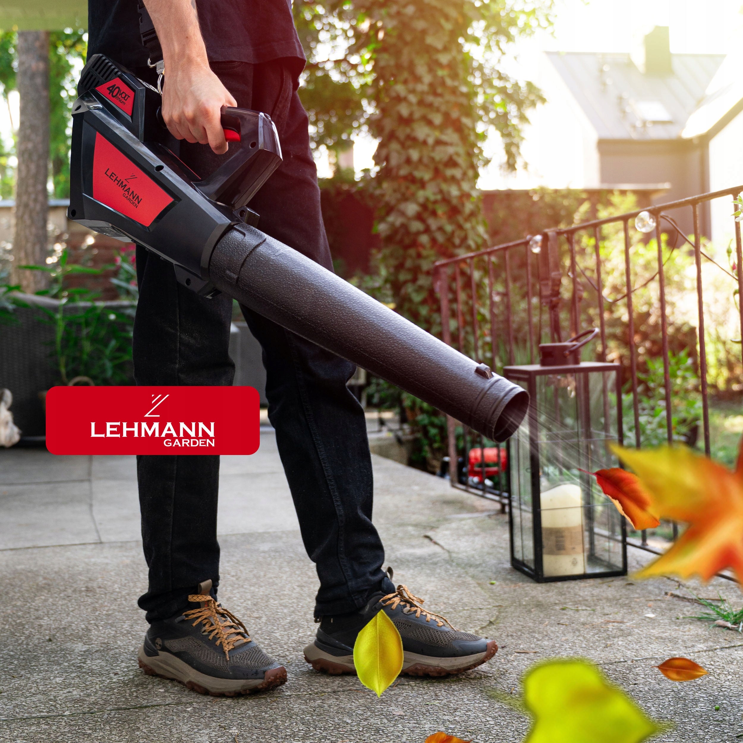 CORDLESS GARDEN LEAF BLOWER SET 40V AKU+ LOAD. NEW MODEL Tool weight 1.75 kg