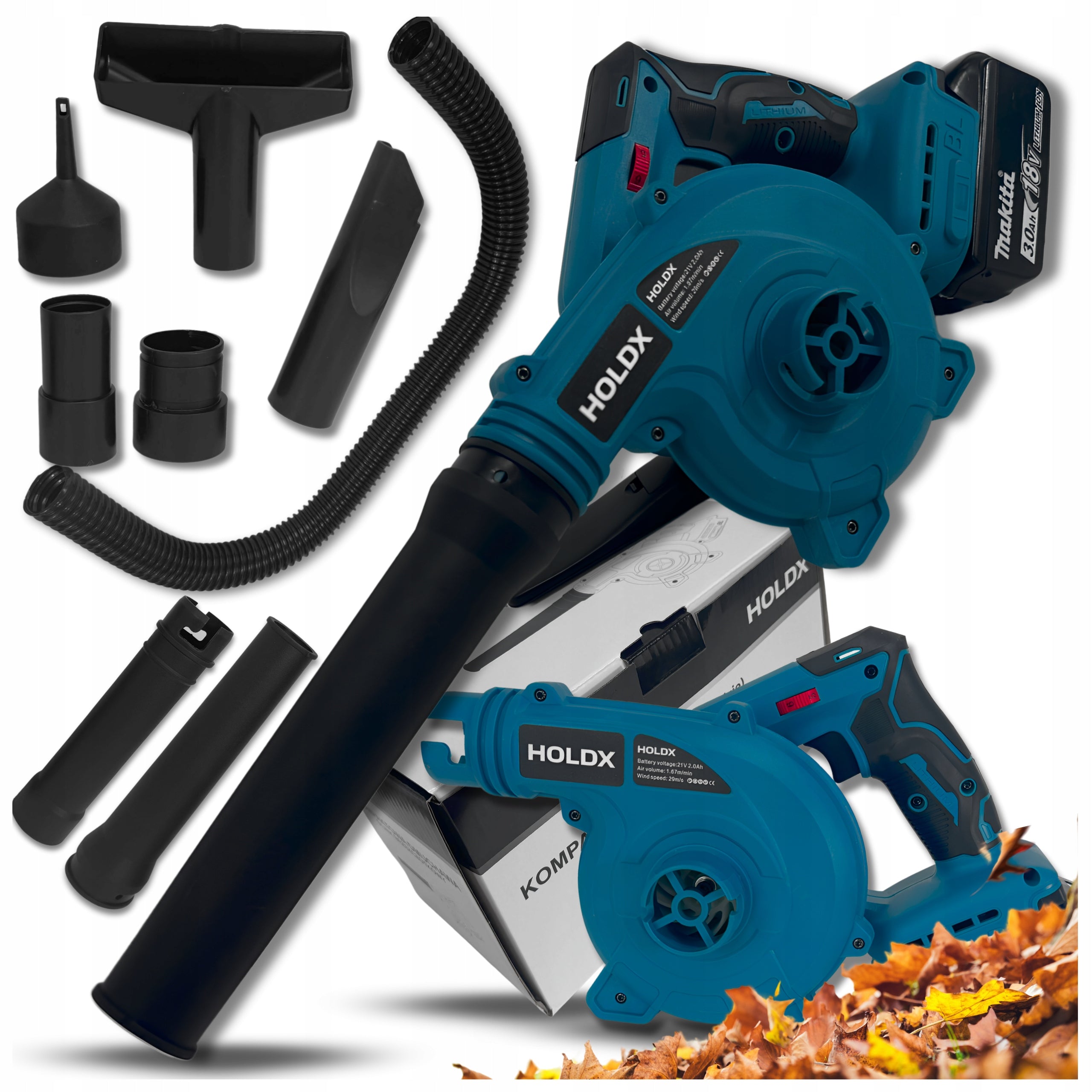 CORDLESS GARDEN LEAF BLOWER VACUUM CLEANER FOR MAKITA BATTERY