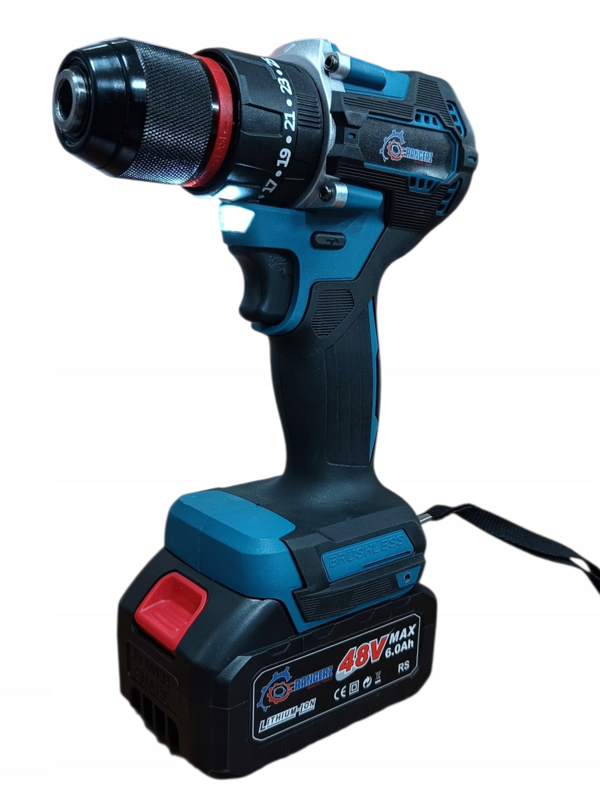 CORDLESS HAMMER DRILL LI-ION 2X48V 6AH 46NM 2-SPEED Manufacturer code RSM-001