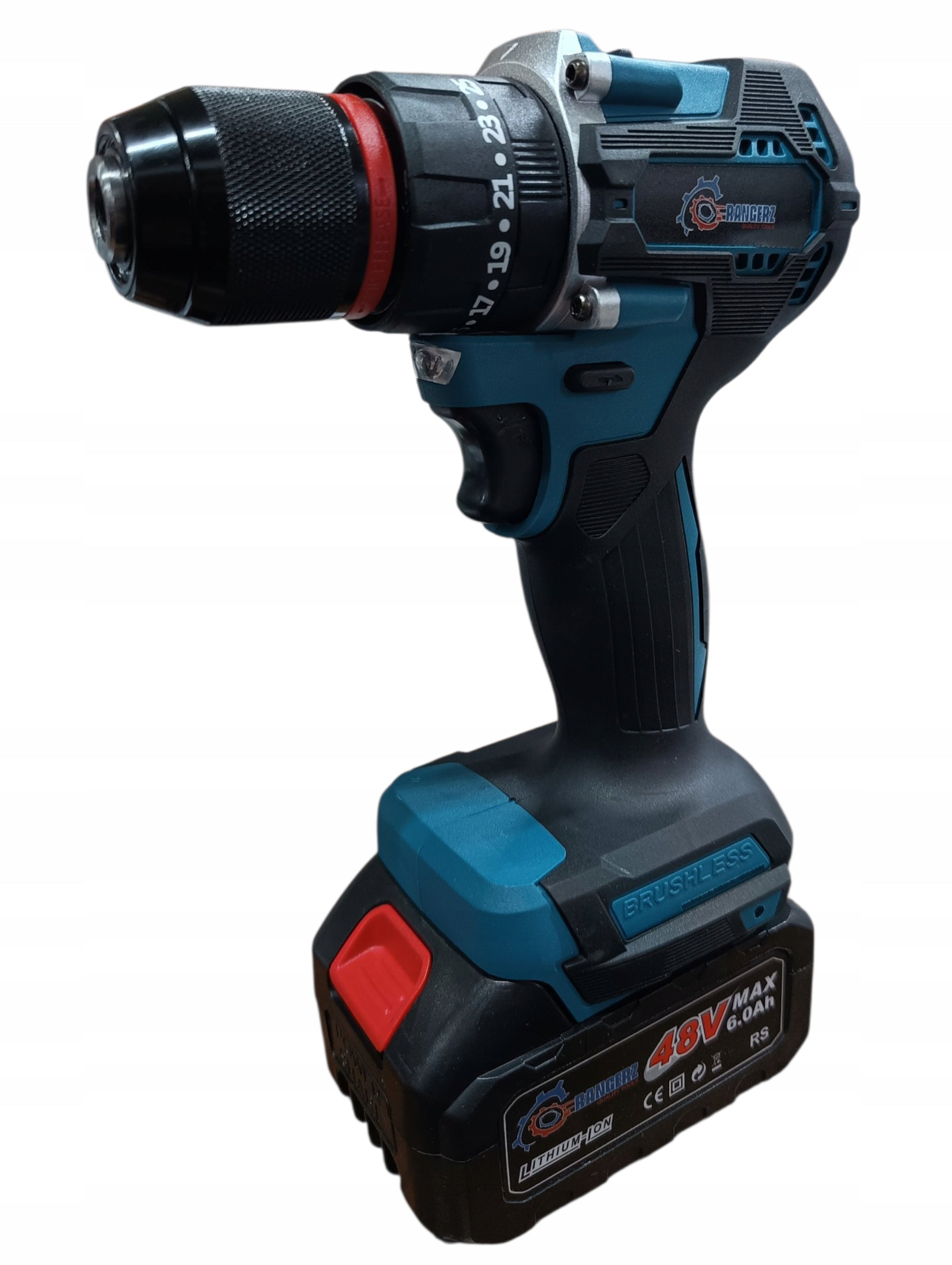 CORDLESS HAMMER DRILL LI-ION 2X48V 6AH 46NM 2-SPEED Packaging status original