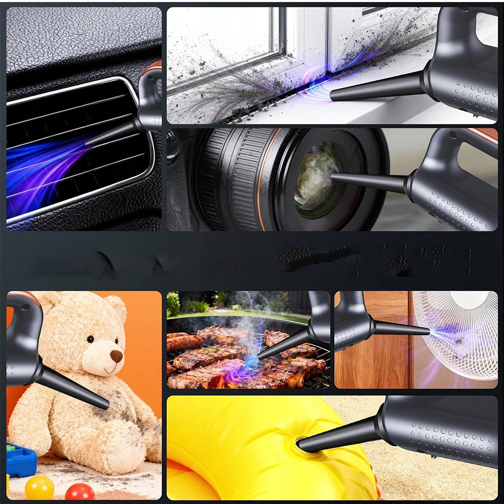 CORDLESS HANDHELD BATTERY-POWERED CAR VACUUM CLEANER, 17000PA (ORANGE) Manufacturer Bedee