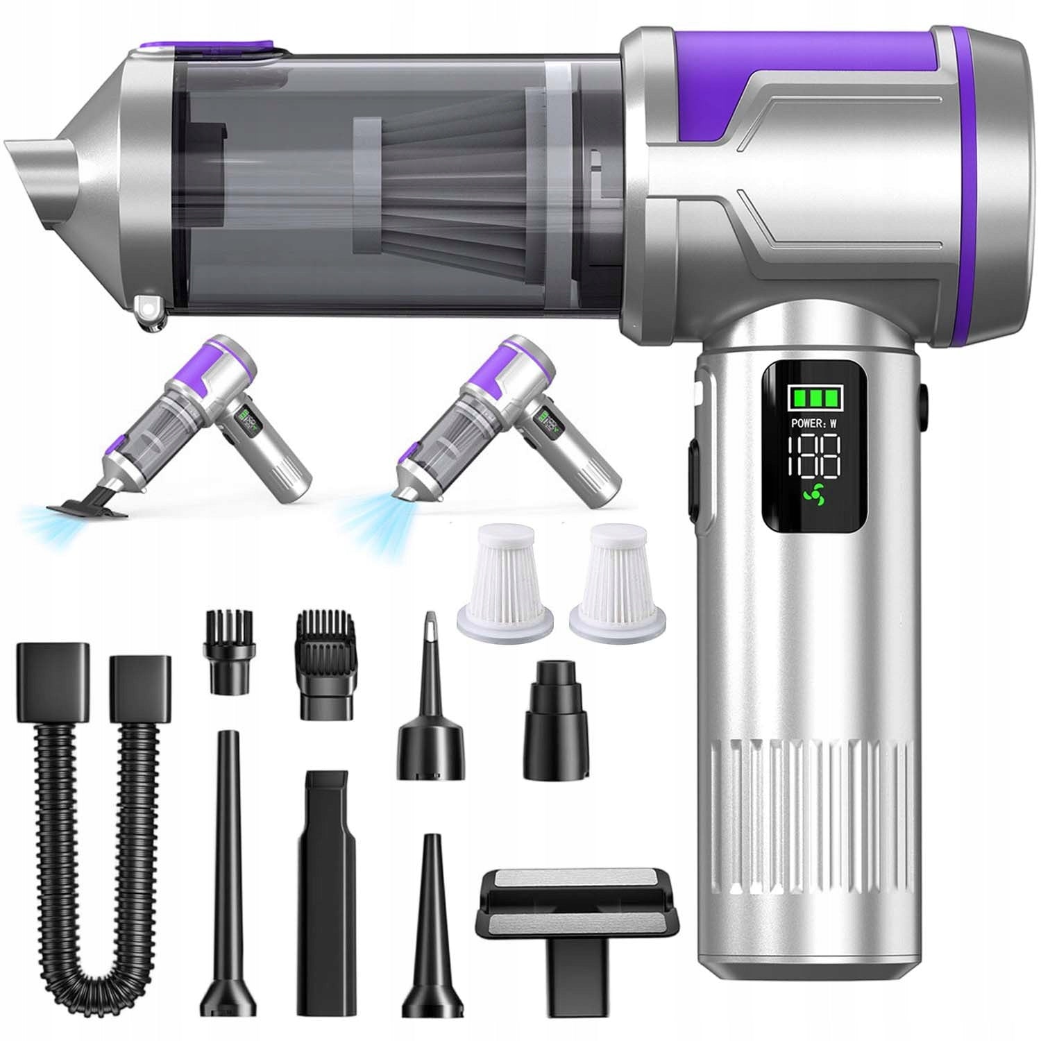 CORDLESS HANDHELD VACUUM CLEANER CORDLESS CAR HIGH POWER 680 L/MIN