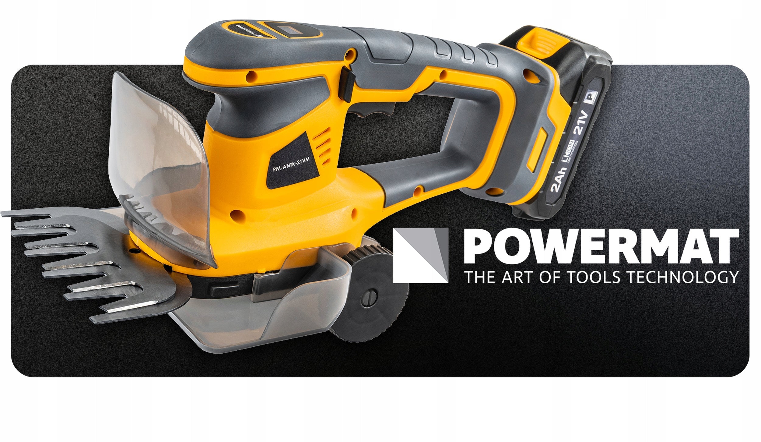 CORDLESS HEDGE BUSH GRASS SHEARS 21V 2AH LCD 200MM 2XBLADE Packaging status original