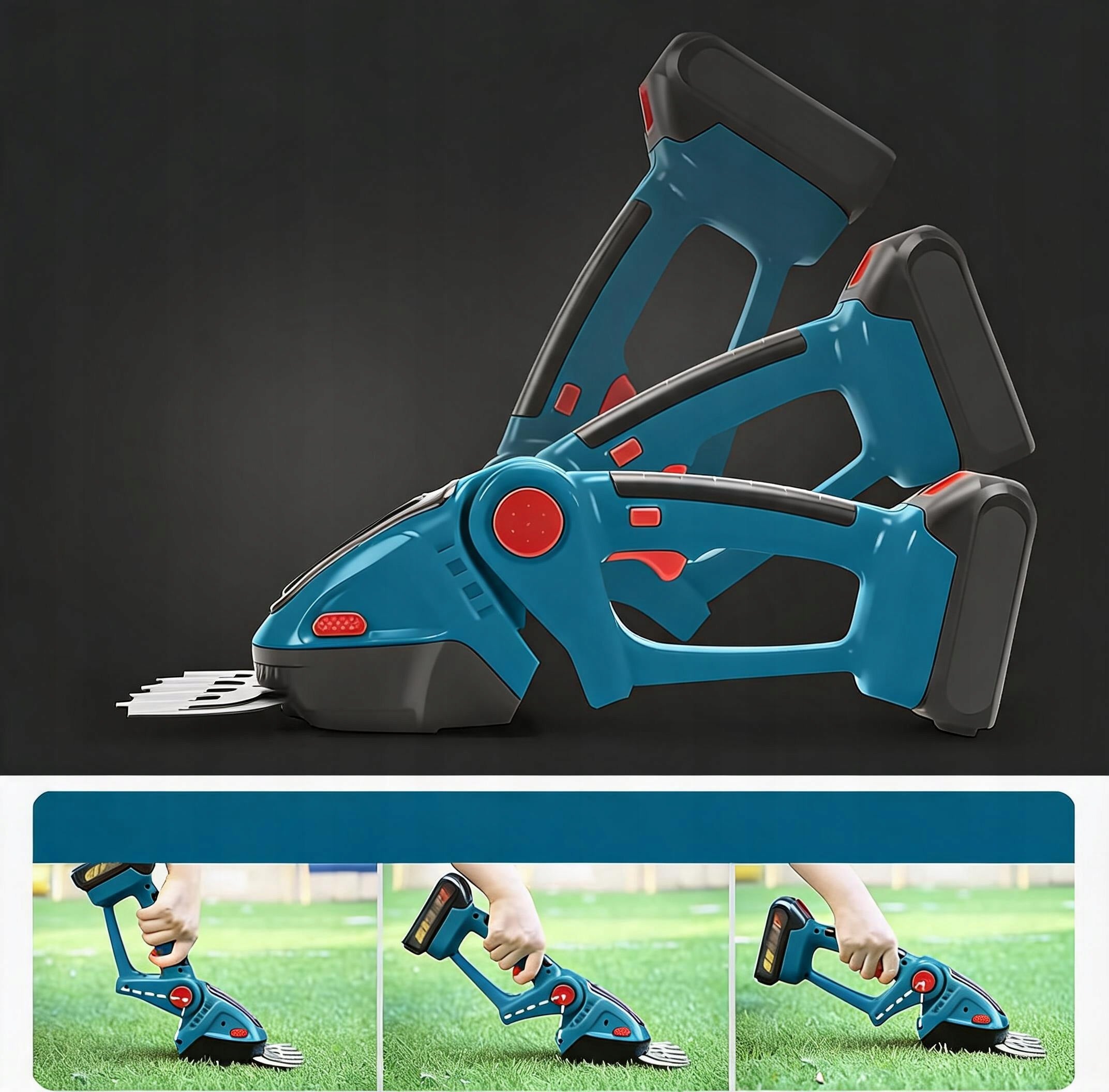 CORDLESS HEDGE TRIMMER BRANCH SHRUB 2 BLADE Manufacturer code RTANTK0171