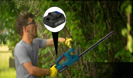 CORDLESS HEDGE TRIMMER BRUSHLESS 52cm 21V STRONG LIGHTWEIGHT Maximum cut branch thickness 15 mm