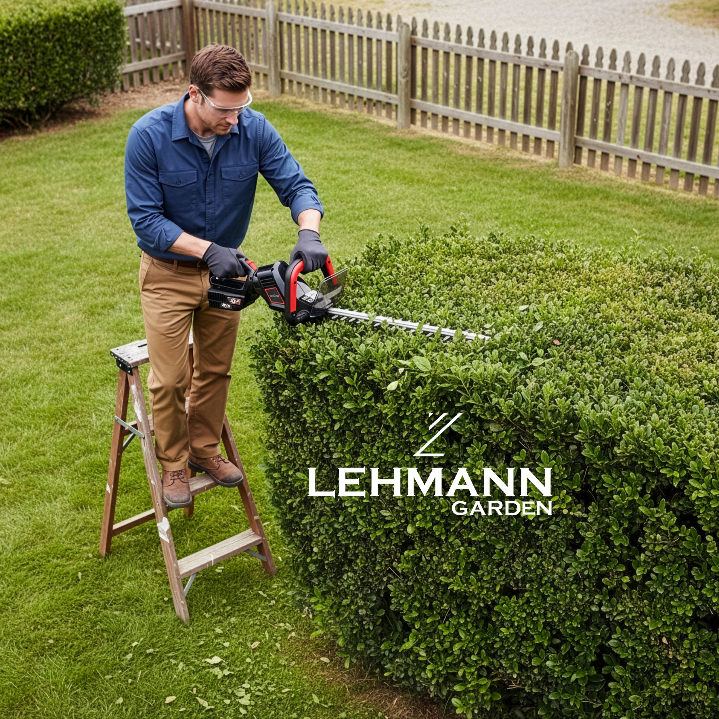 CORDLESS HEDGE TRIMMERS FOR TRIMMING SHRUBS 40 V SET 55 CM Manufacturer code LGAHT-4045-SET