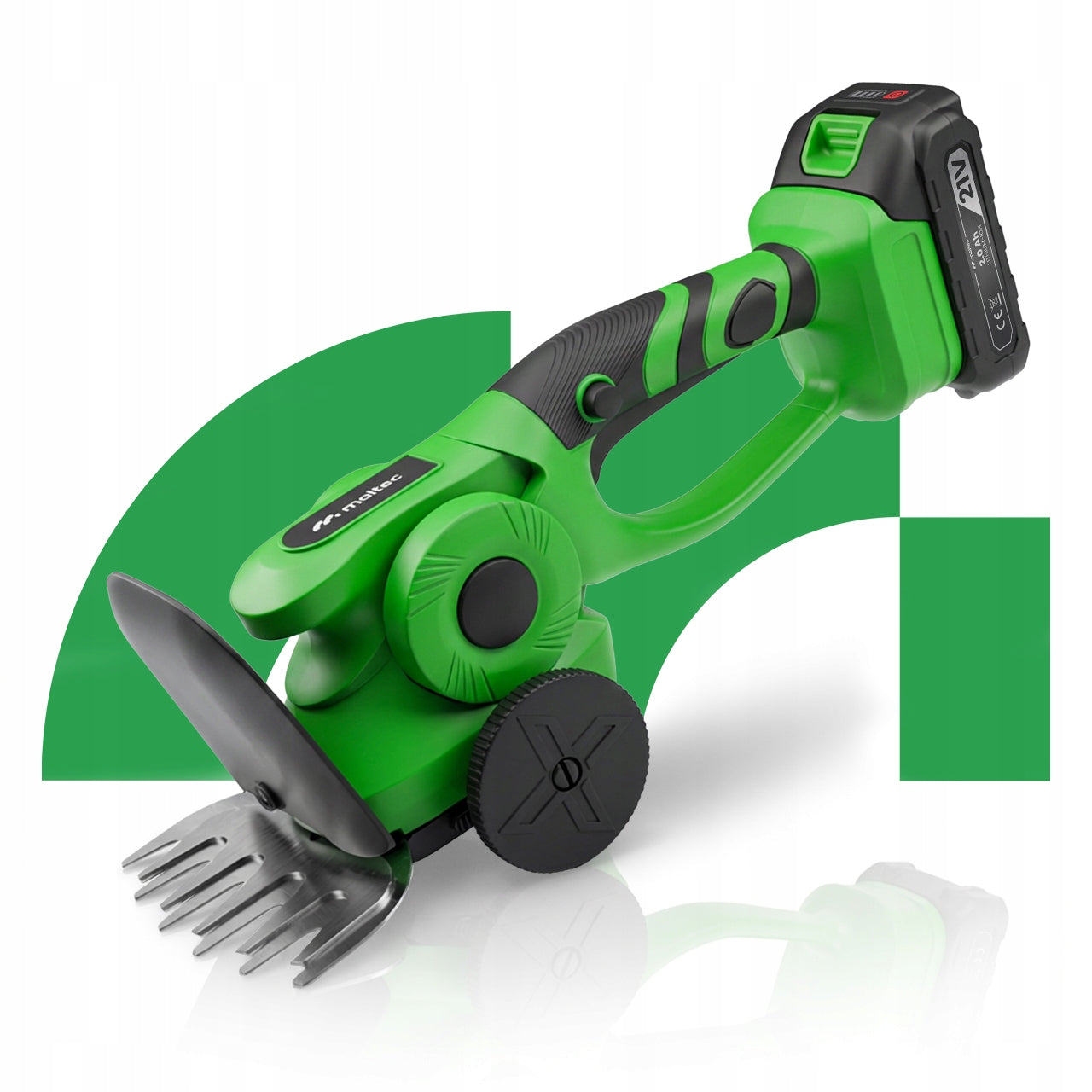 CORDLESS HEDGE TRIMMING SHEARS GRASS SHRUBS 500W SET Power supply battery operated