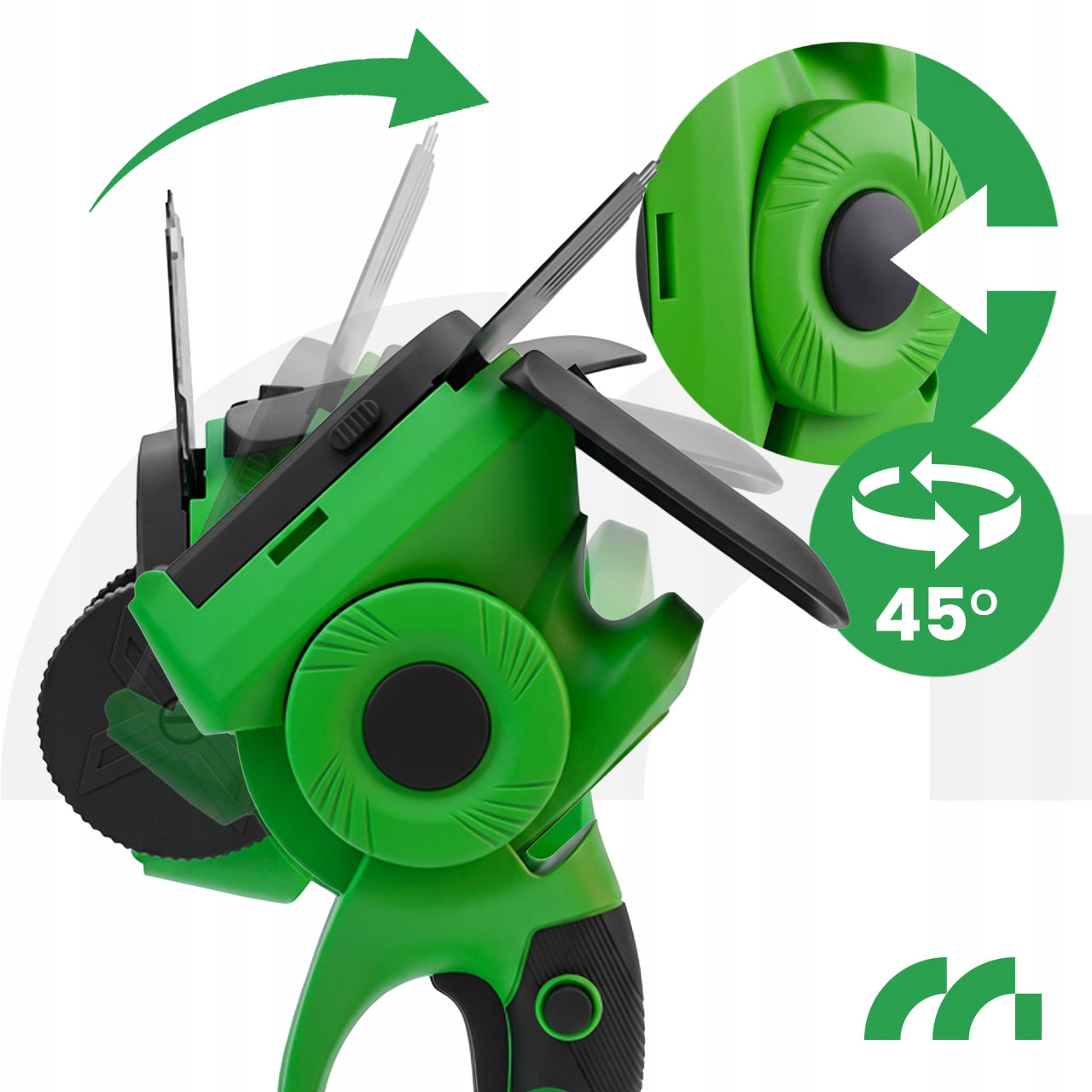 CORDLESS HEDGE TRIMMING SHEARS GRASS SHRUBS 500W SET Product weight with unit packaging 1.6 kg