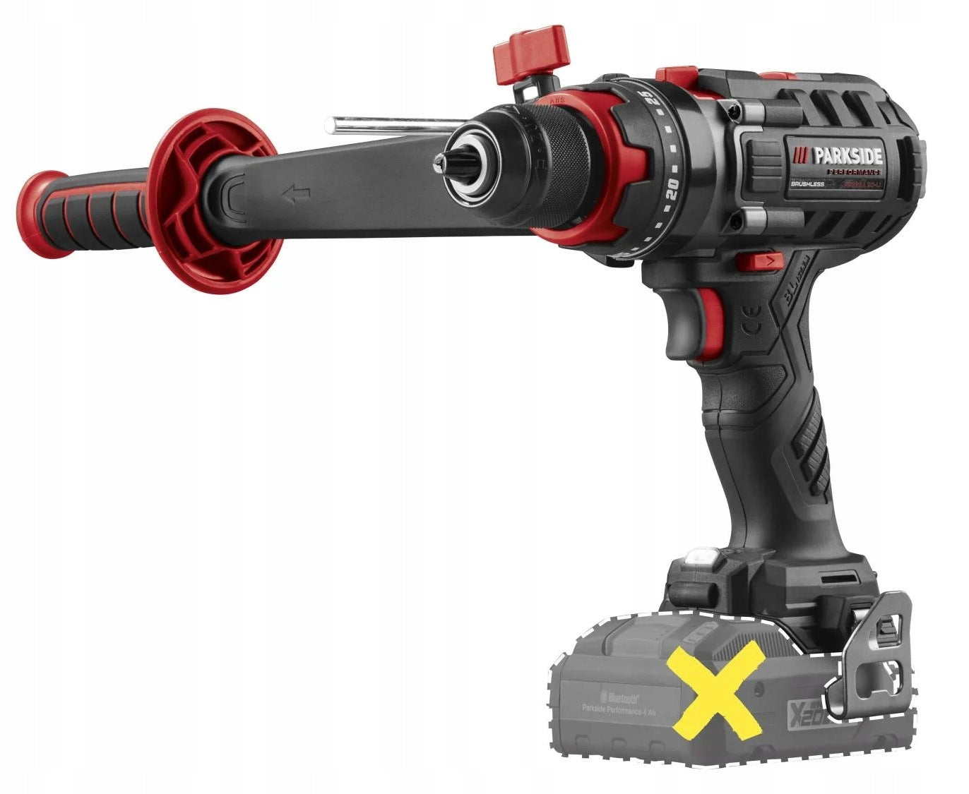 CORDLESS IMPACT DRILL PARKSIDE PPSBSA C3 20 V SCREWDRIVER + CASE Packaging status original