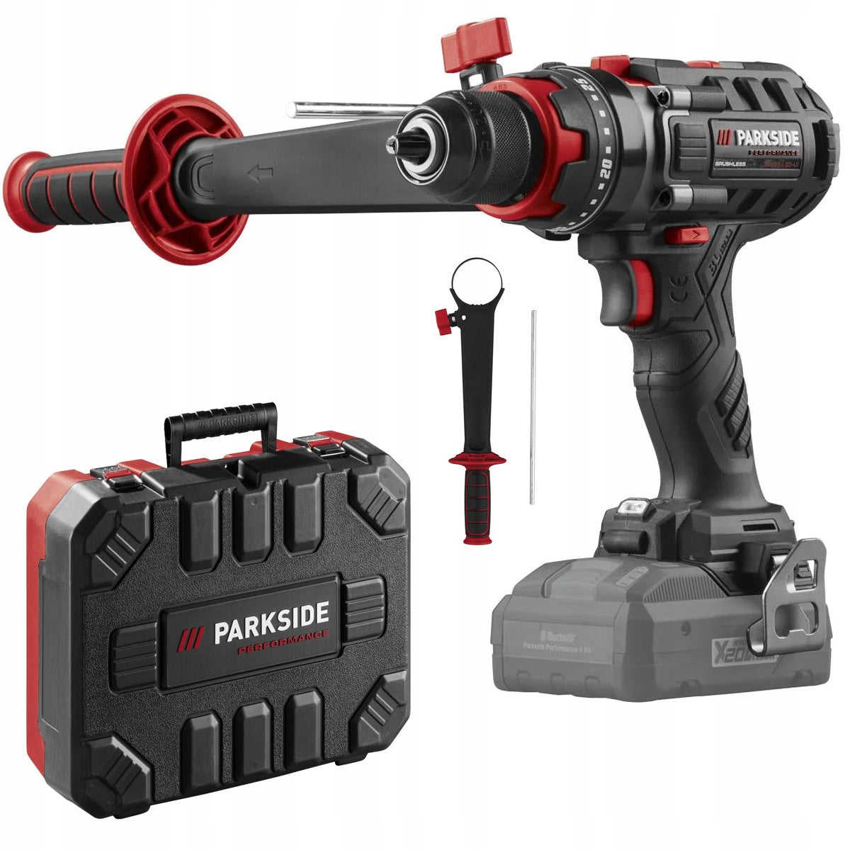 CORDLESS IMPACT DRILL PARKSIDE PPSBSA C3 20 V SCREWDRIVER + CASE