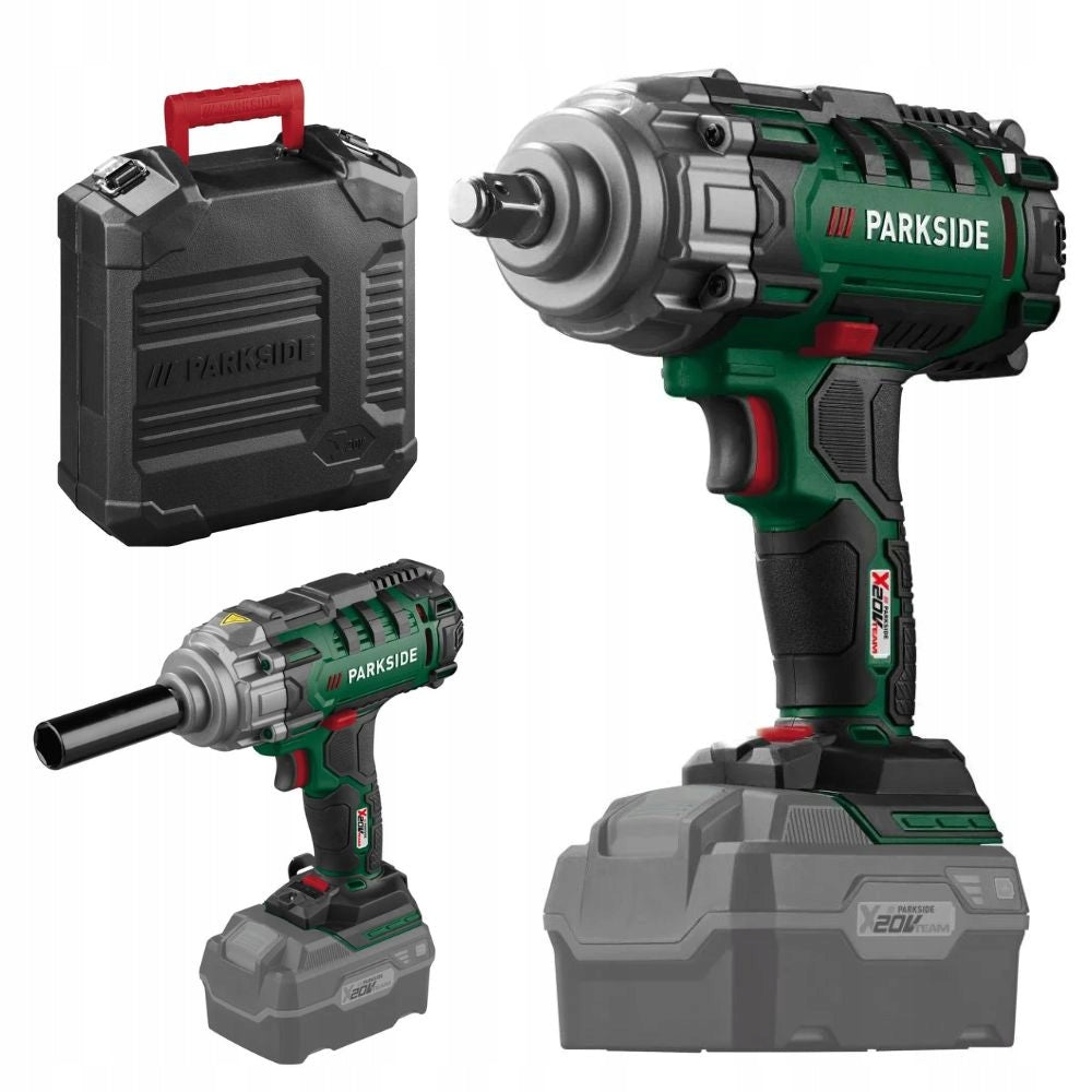 CORDLESS IMPACT WRENCH PARKSIDE PASSK C4 20V 400 NM CAPS + SUITCASE