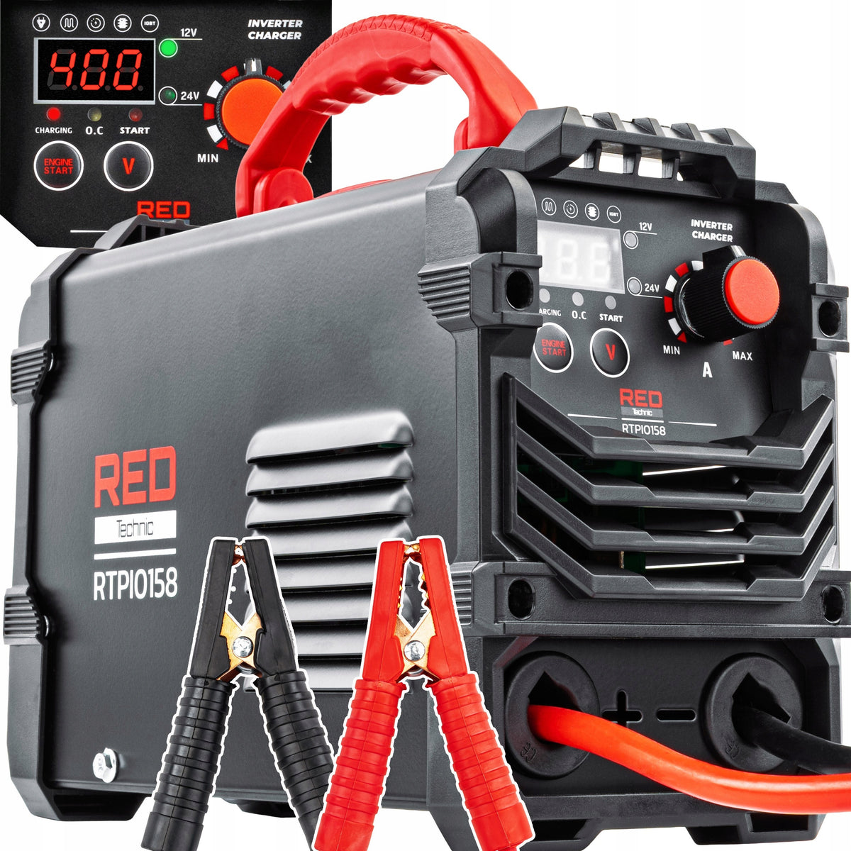 CORDLESS INVERTER RECTIFIER WITH START 400A 12/24V CHARGER 40A