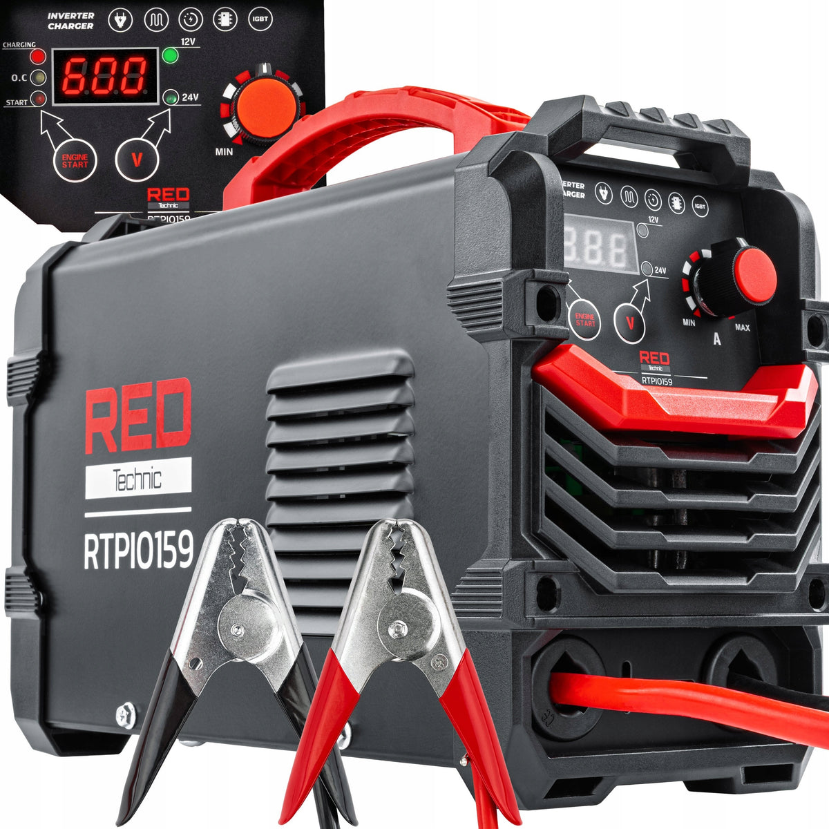 CORDLESS INVERTER RECTIFIER WITH START 600A 12/24V CHARGER 90A