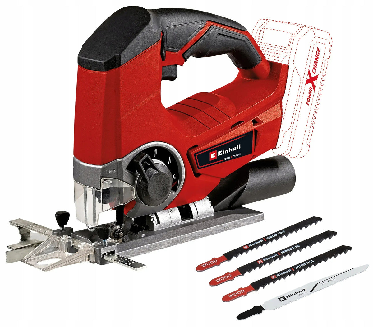 CORDLESS JIGSAW EINHELL EXPERT TE-JS 18/800 Z Li 18V SOLO Packaging status original