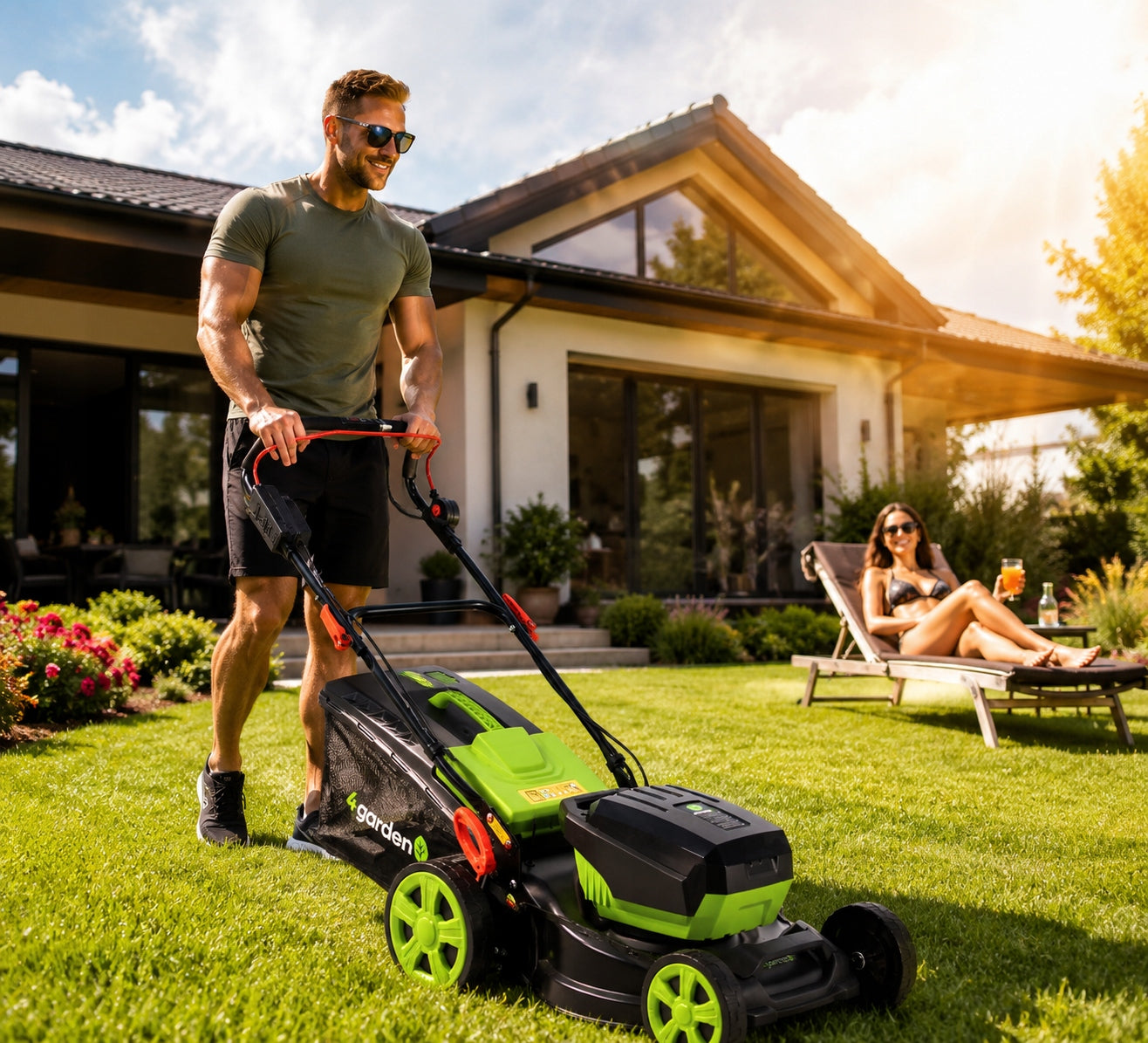 CORDLESS LAWN MOWER WITH BRUSHLESS DRIVE FOR GRASS AKU STRONG 40V 46 CM Manufacturer code KOSIARKA AKUMULATOROWA BEZSZCZOTKOWA 40V PRO