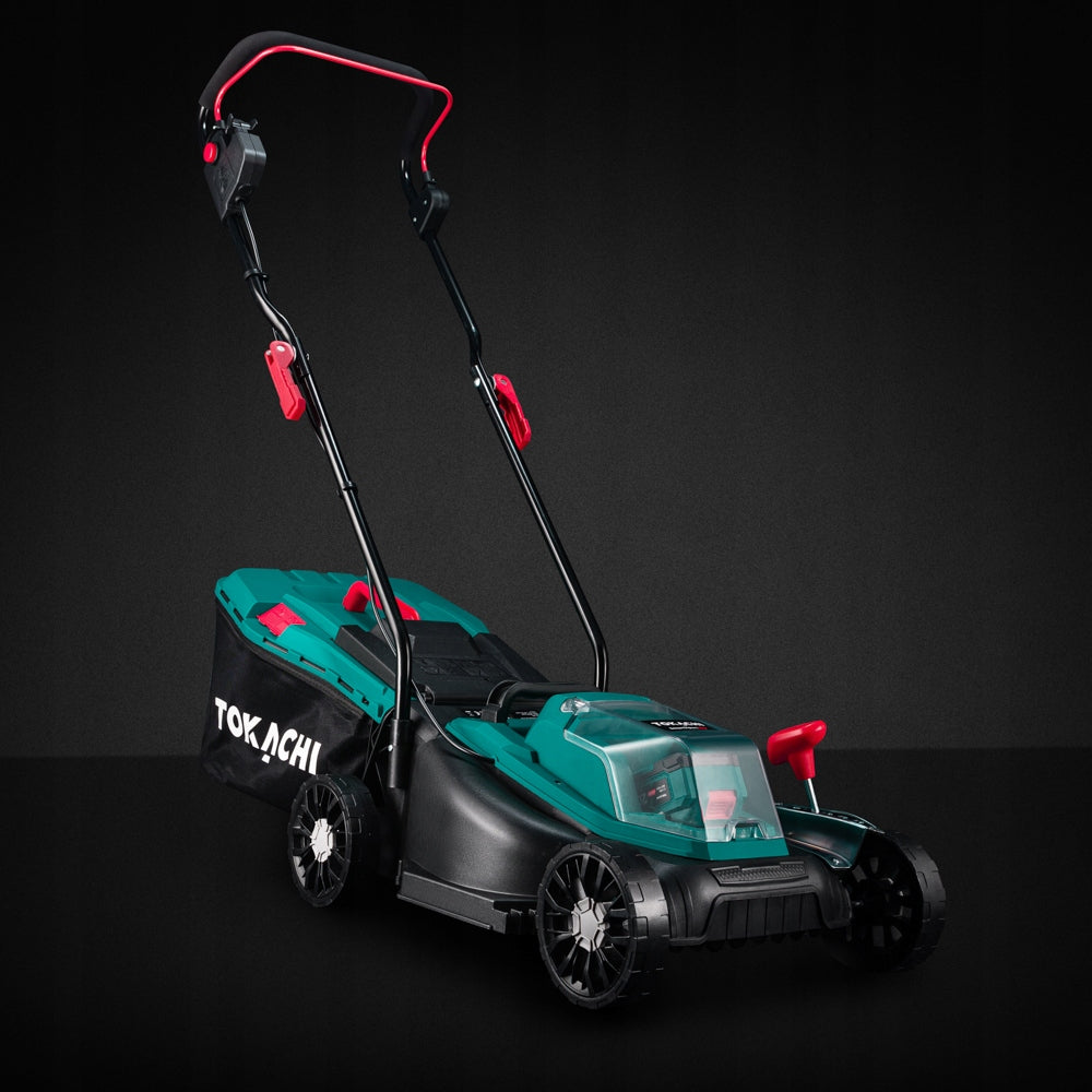 CORDLESS MOWER 33CM INDUCTION 20V AKU 2x4Ah BASKET 32L + CHARGER Packaging status original