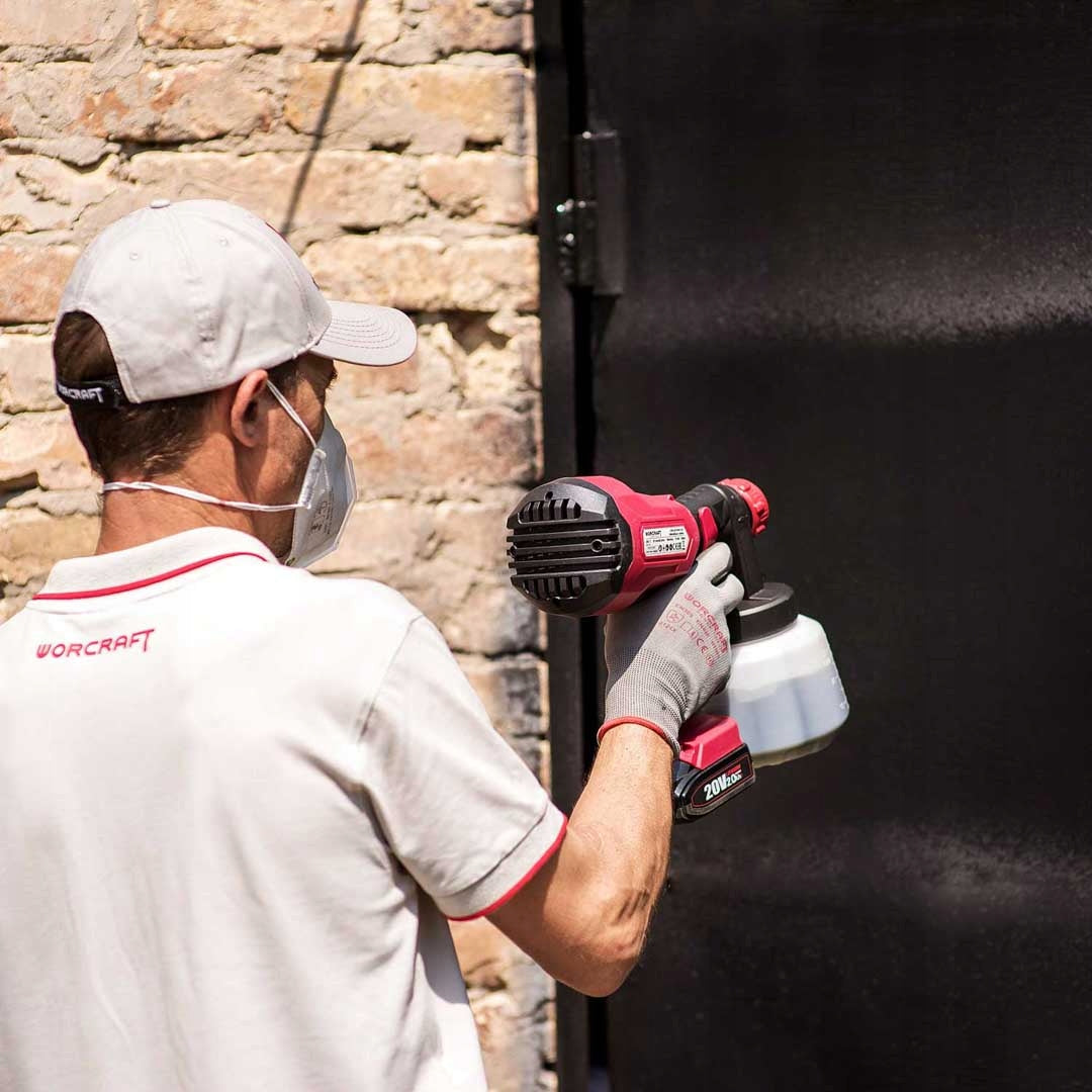 CORDLESS PAINT GUN FOR WALL PAINTING STRONG GIFT FOR DAD Brand Worcraft