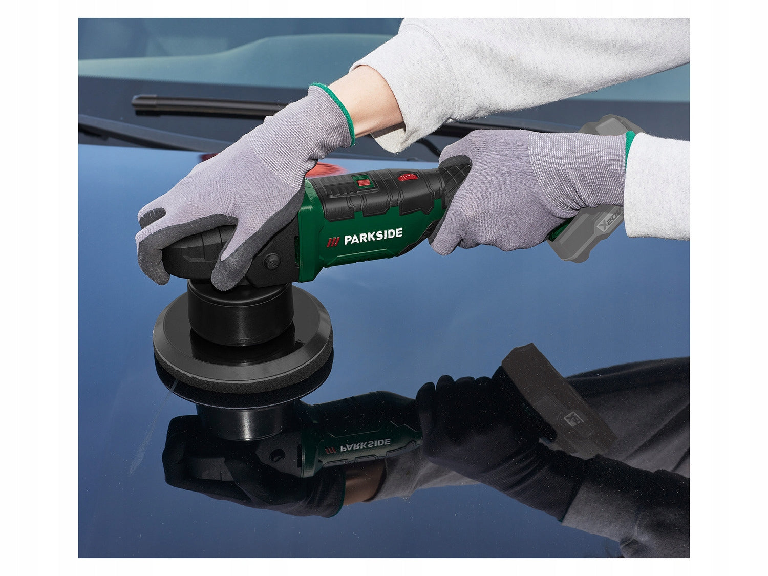 CORDLESS POLISHER PPMAS 20-LI A2 PARKSIDE 20 V 150 mm SET Packaging status original