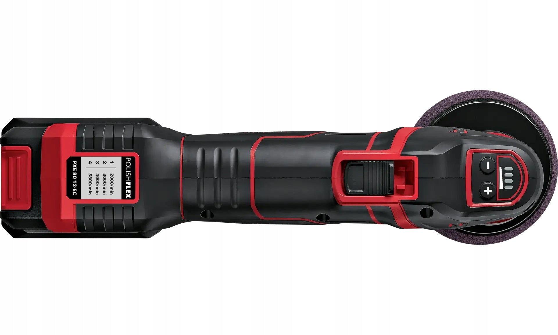 CORDLESS POLISHER WITH ECCENTRIC AND ROTARY HEAD FLEX PXE 80 12-EC Brand Flex