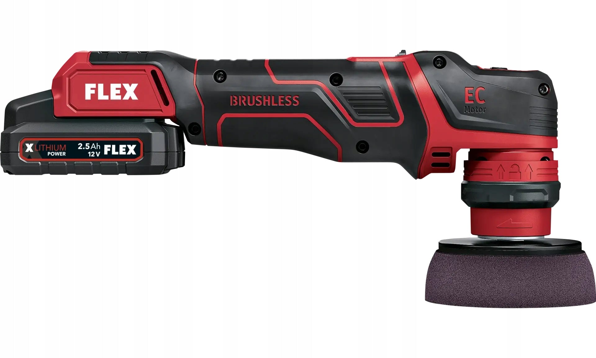 CORDLESS POLISHER WITH ECCENTRIC AND ROTARY HEAD FLEX PXE 80 12-EC Manufacturer code 532267