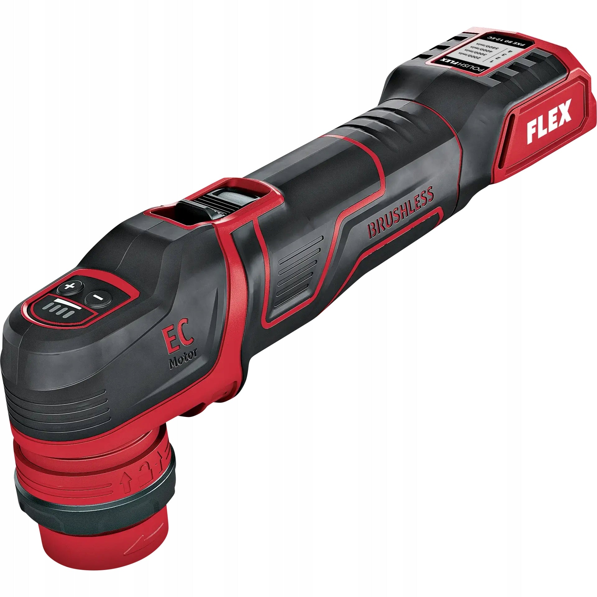 CORDLESS POLISHER WITH ECCENTRIC AND ROTARY HEAD FLEX PXE 80 12-EC