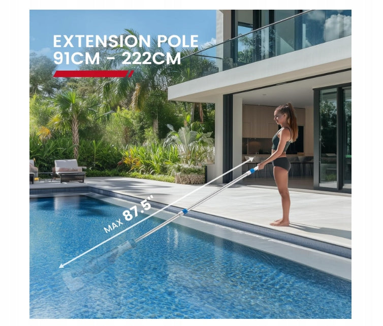 CORDLESS POOL VACUUM CLEANER WIRELESS HEAD 34cm SUCTION 4200l/h Model Enhulk