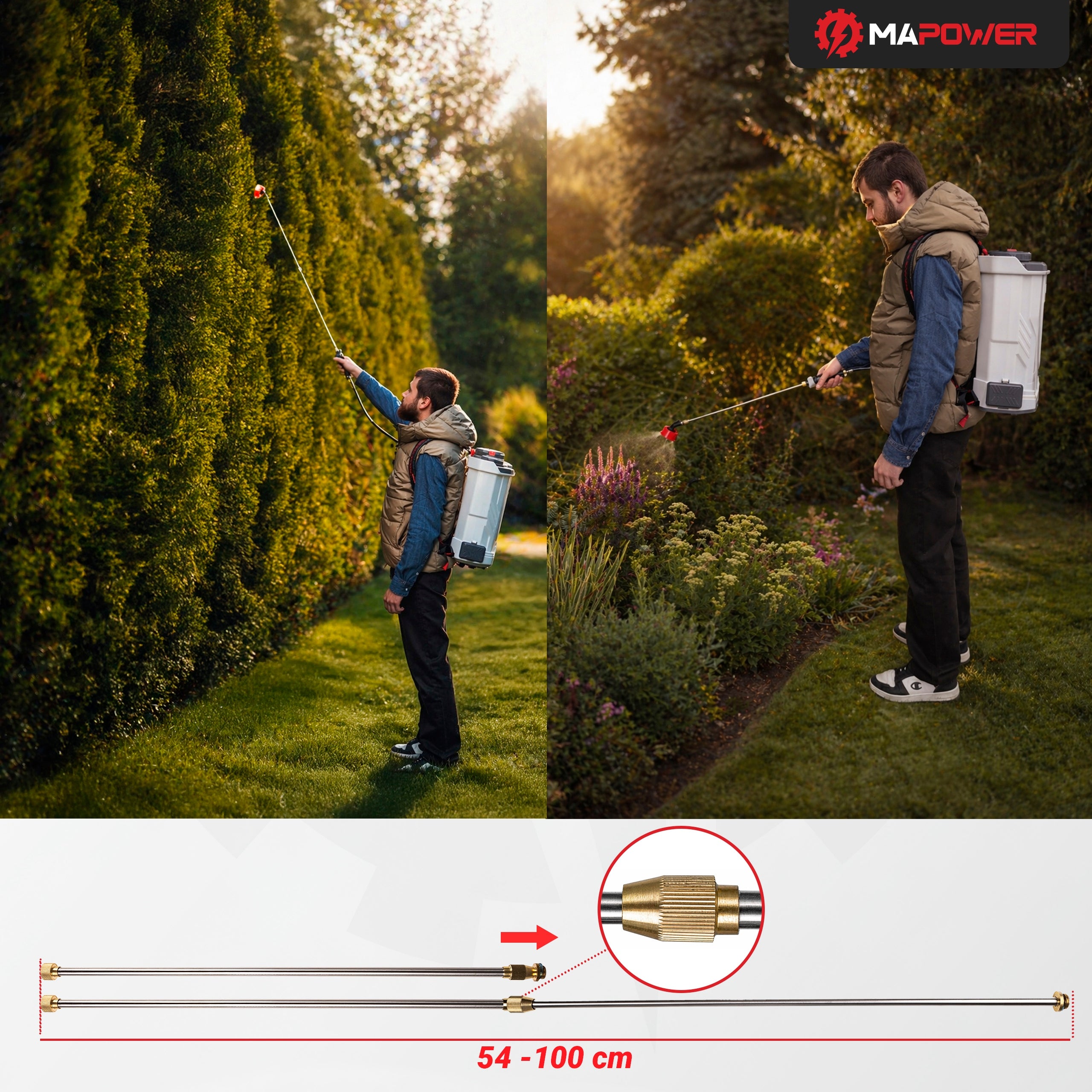 CORDLESS PRESSURE BACKPACK SPRAYER WITH MIXER 16L GARDEN Manufacturer code MPSP04