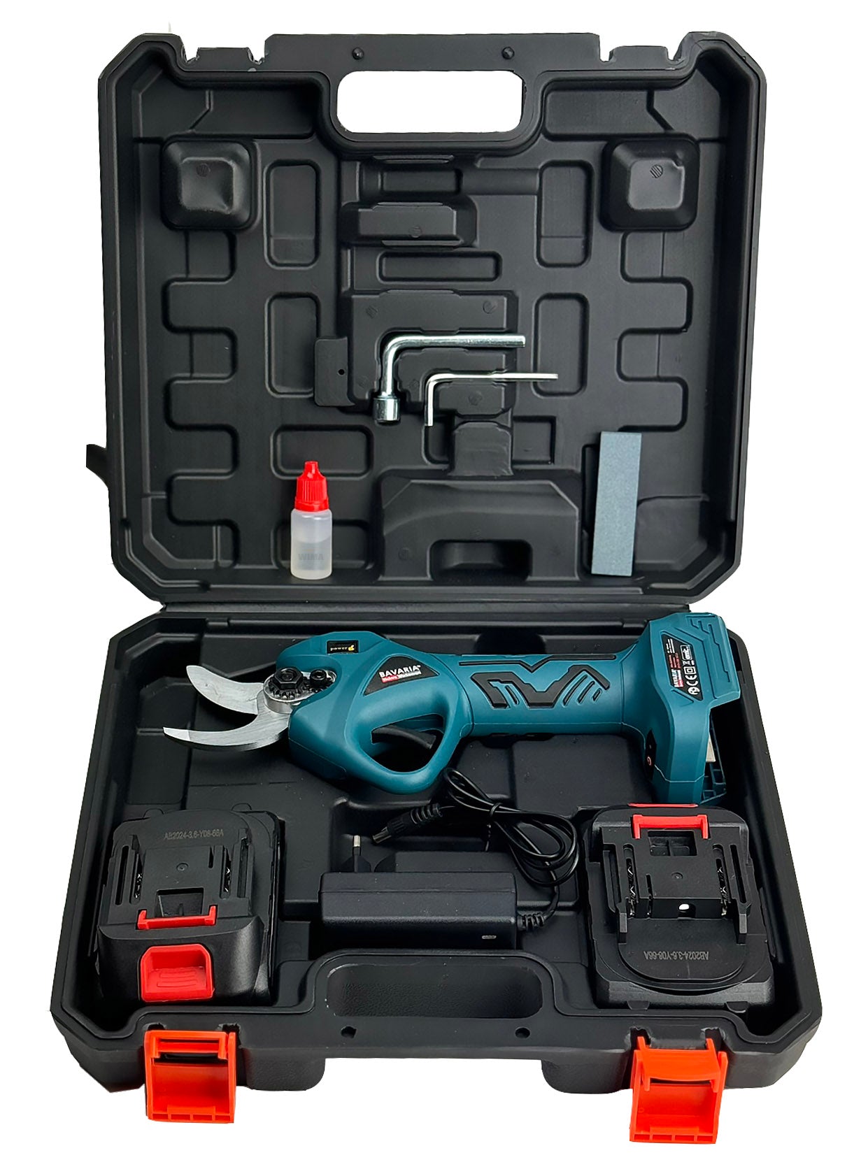 CORDLESS PRUNER BRUSHLESS ELECTRIC SHEARS 21V 300W BAVARIA Manufacturer code WIMA BAVARIA BVCS-21B
