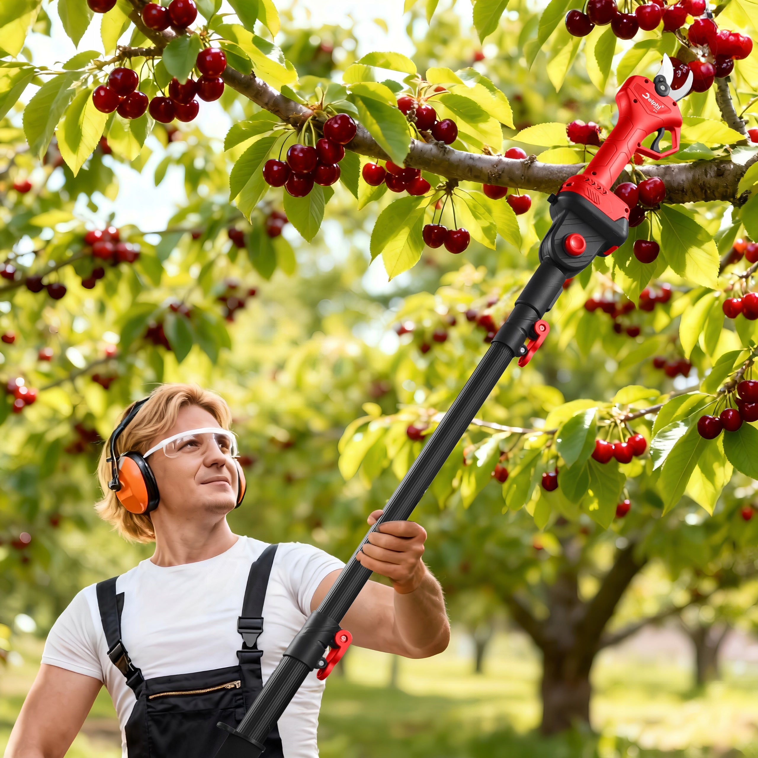 CORDLESS PRUNER ELECTRIC GARDEN SHEARS 2xAKU 30mm SK-5 Maximum cut branch thickness 30 mm