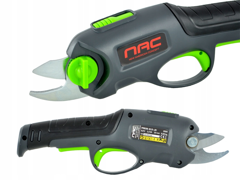 CORDLESS PRUNER FOR CUTTING BRANCHES NAC 1,5 Ah 800 CUTS ON 1 CHARGE Packaging status original