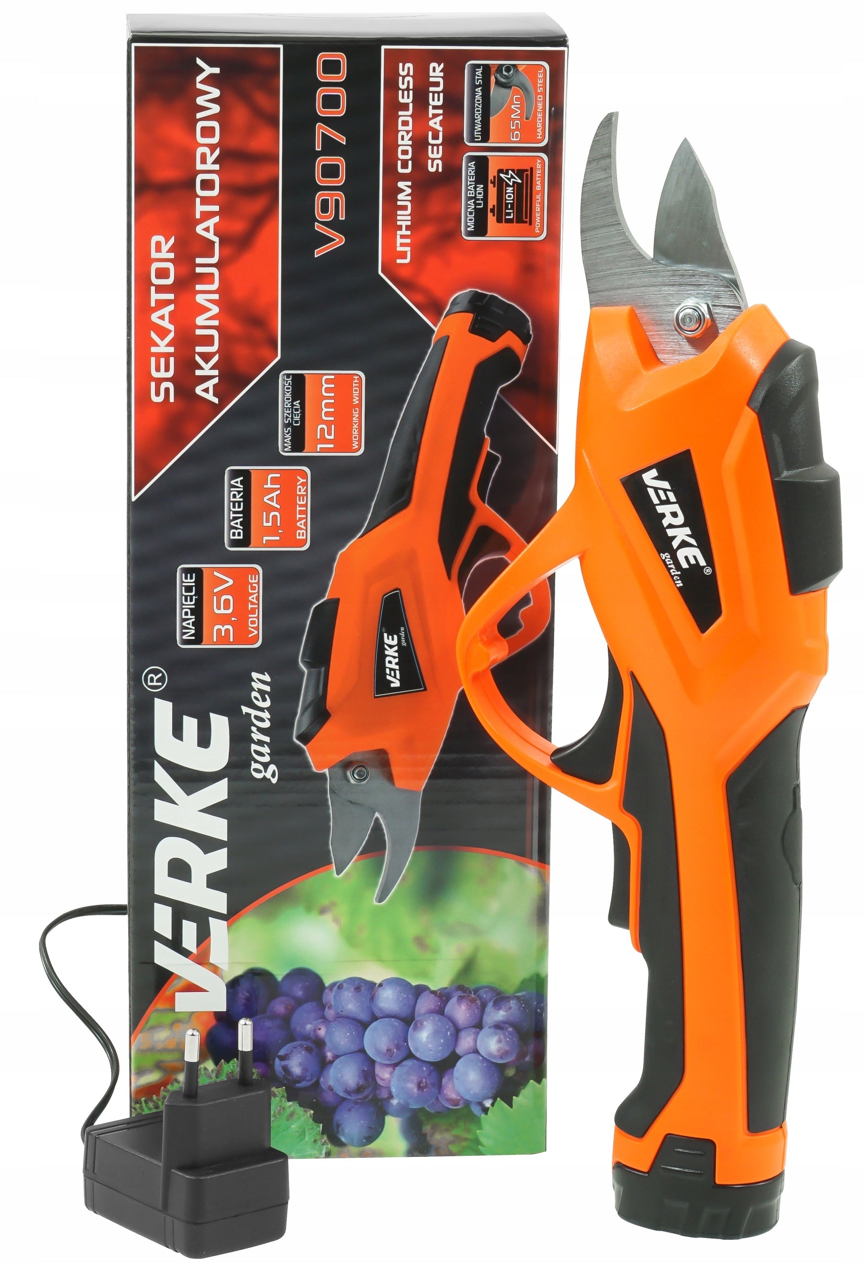 CORDLESS PRUNING SHEAR ELECTRIC GARDEN SHEARS AKU FOR SHRUB FLOWERS Packaging status original