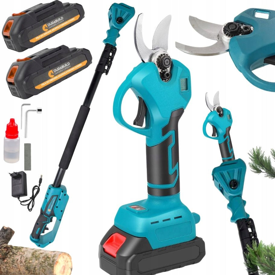 CORDLESS PRUNING SHEARS FOR BRANCHES WITH BOOM SET DURABUILD