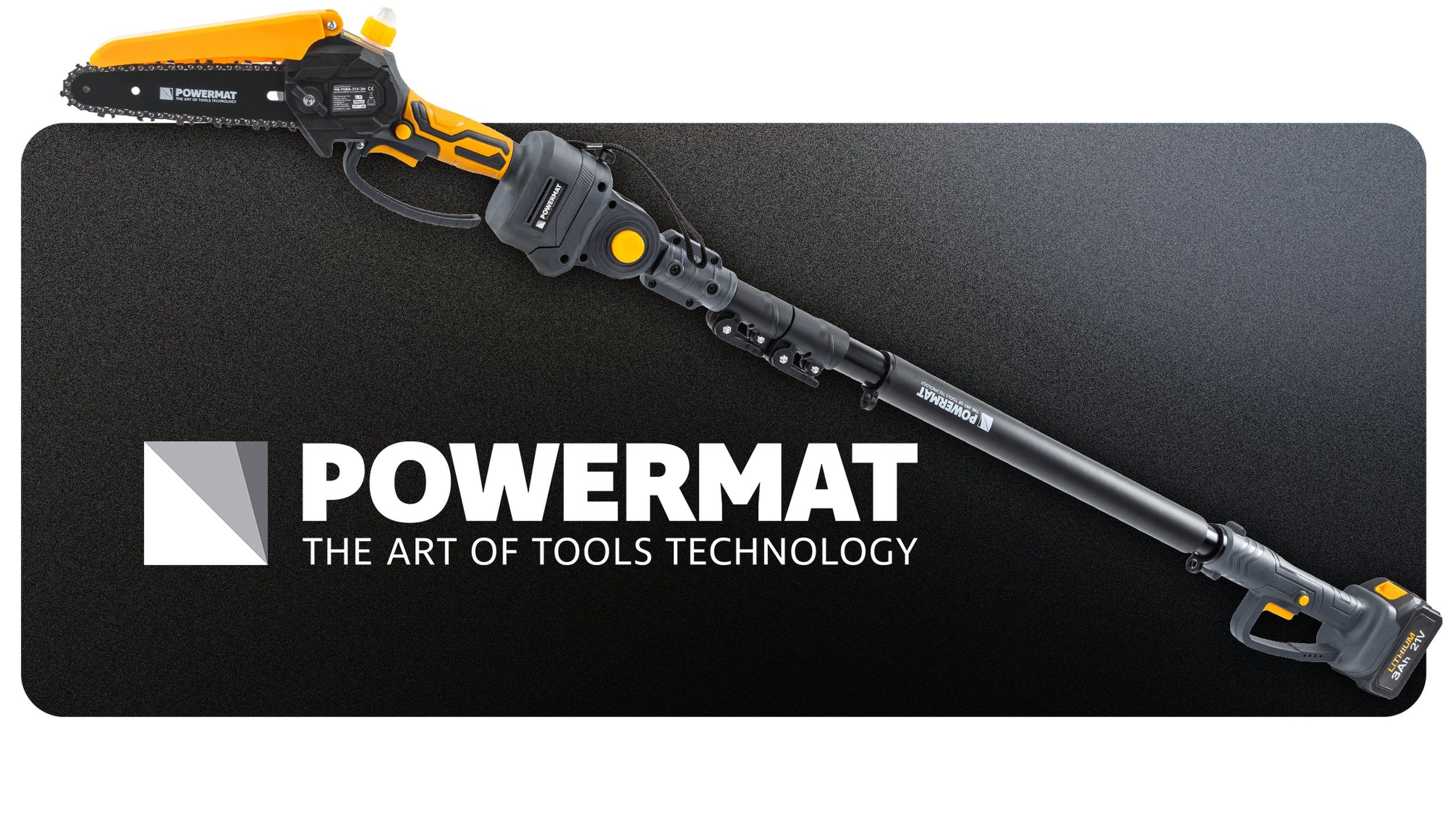 CORDLESS SAW FOR BRANCHES + CORDLESS PRUNER + BOOM 2X AKU 3AH Packaging status original