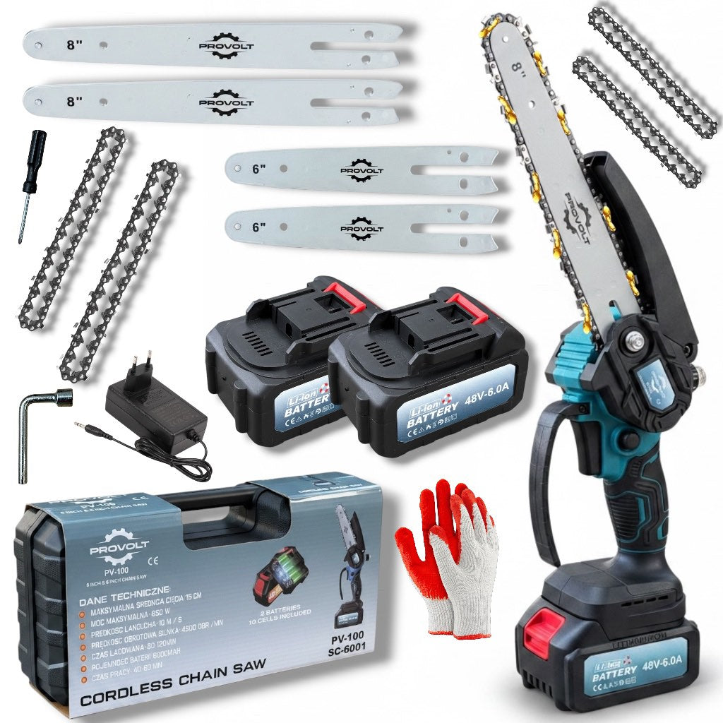 CORDLESS SAW PROVOLT 24 cm and 18,5cm 48VF BRUSHLESS 4 GUIDES