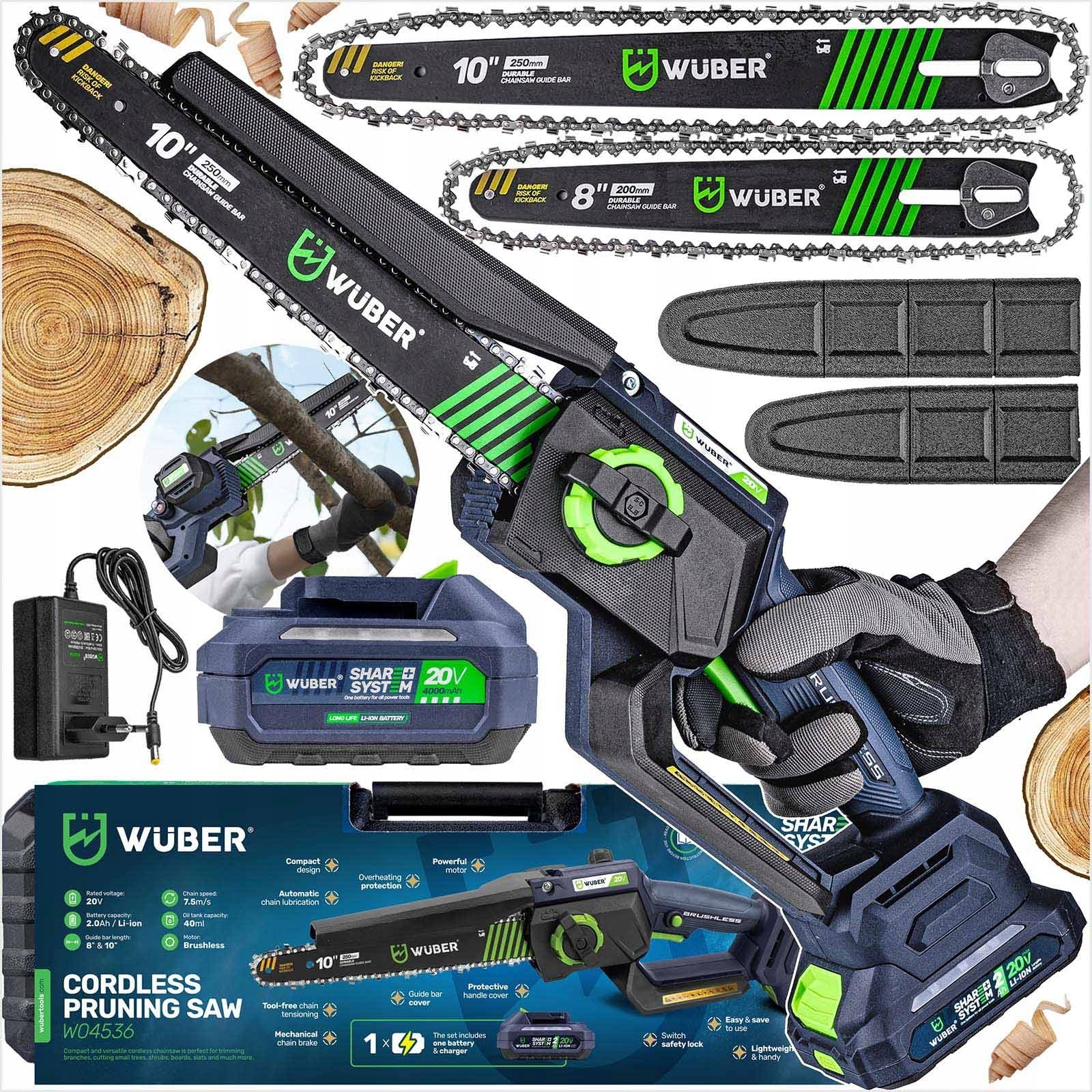 CORDLESS SAW WUBER CHAINSAW