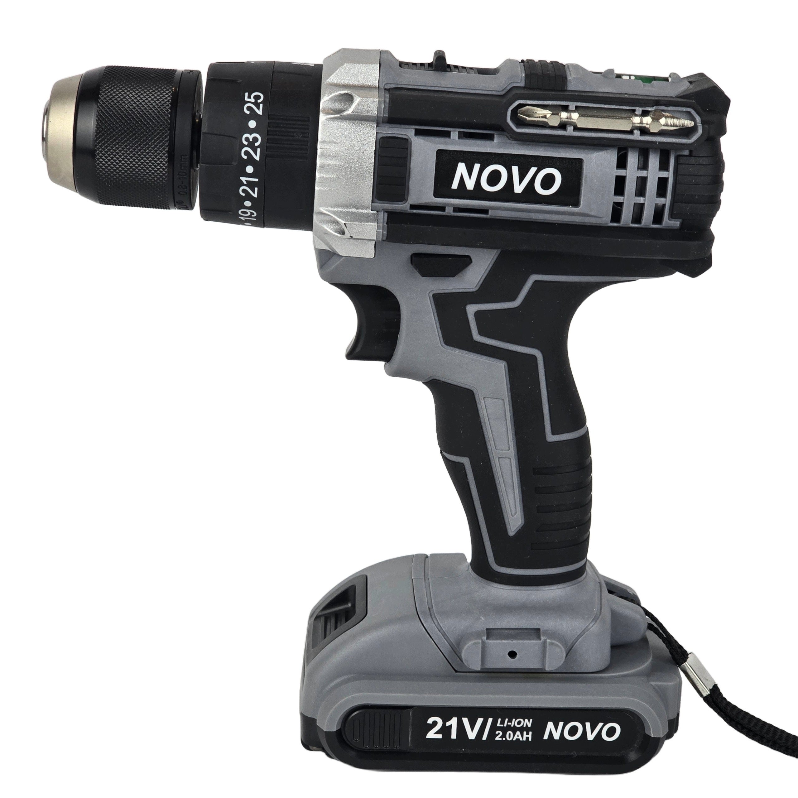 CORDLESS SCREWDRIVER IMPACT DRILL STRONG SUITCASE SET 2X 21V 2,0Ah Packaging status original