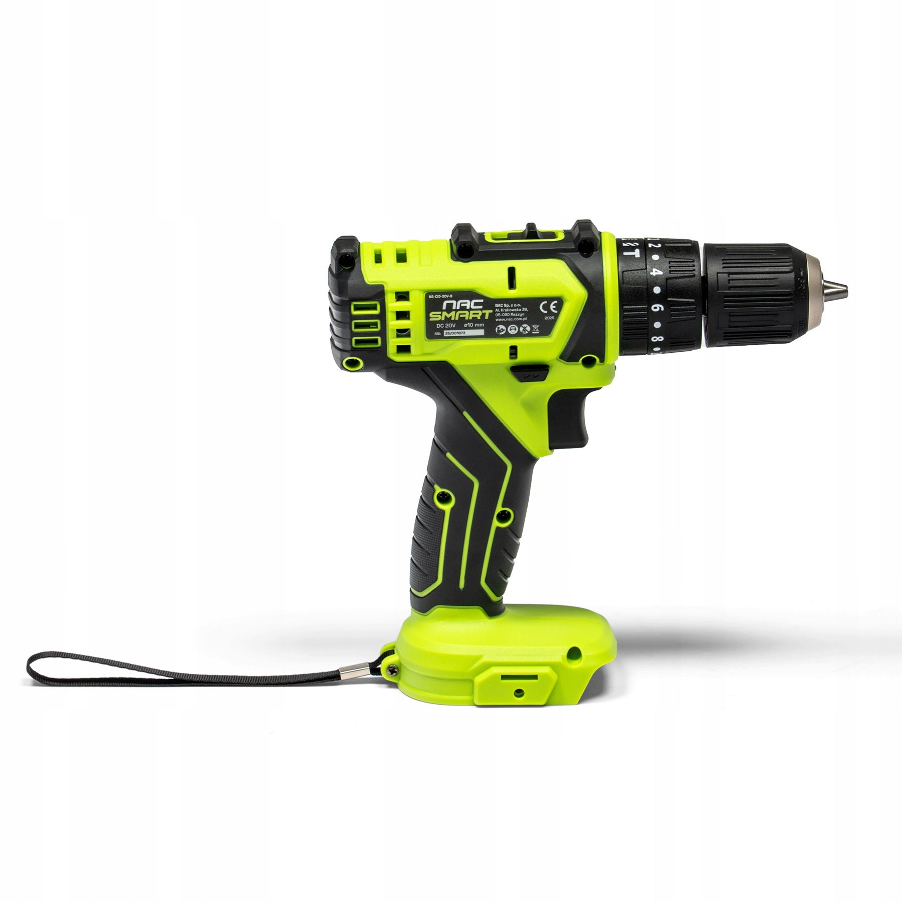 CORDLESS SCREWDRIVER NAC SMART 20V 40NM 2 GEARS LED BODY LAMP WITHOUT AKU Packaging status original