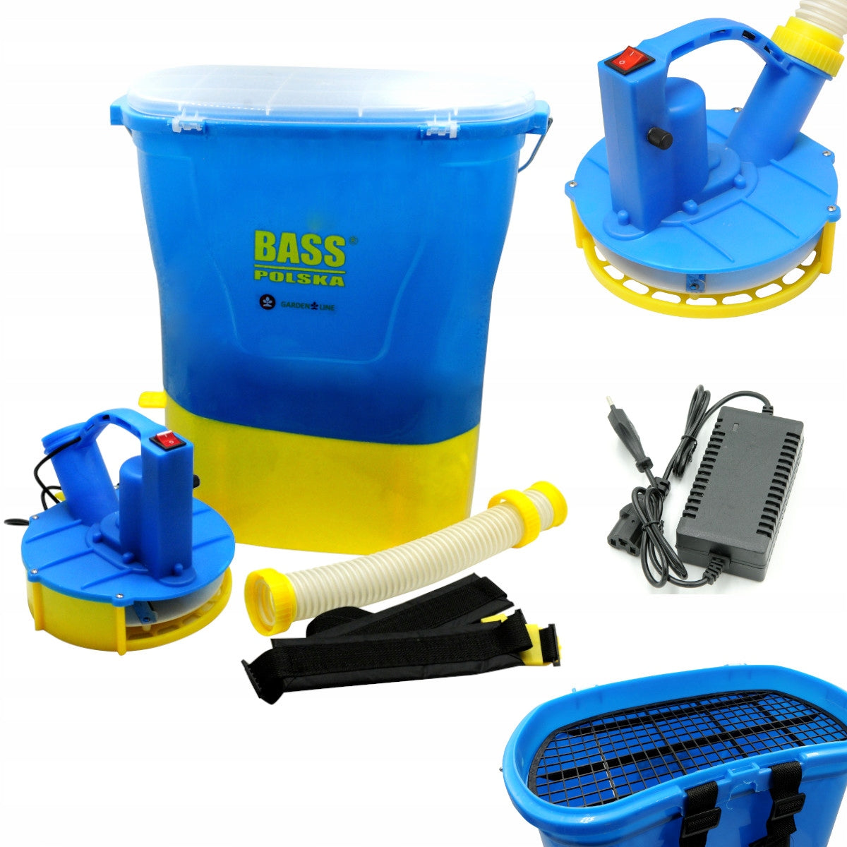 CORDLESS SEED DRILL BACKPACK SPREADER FOR GRASS SEEDS FERTILIZER 20L 12V