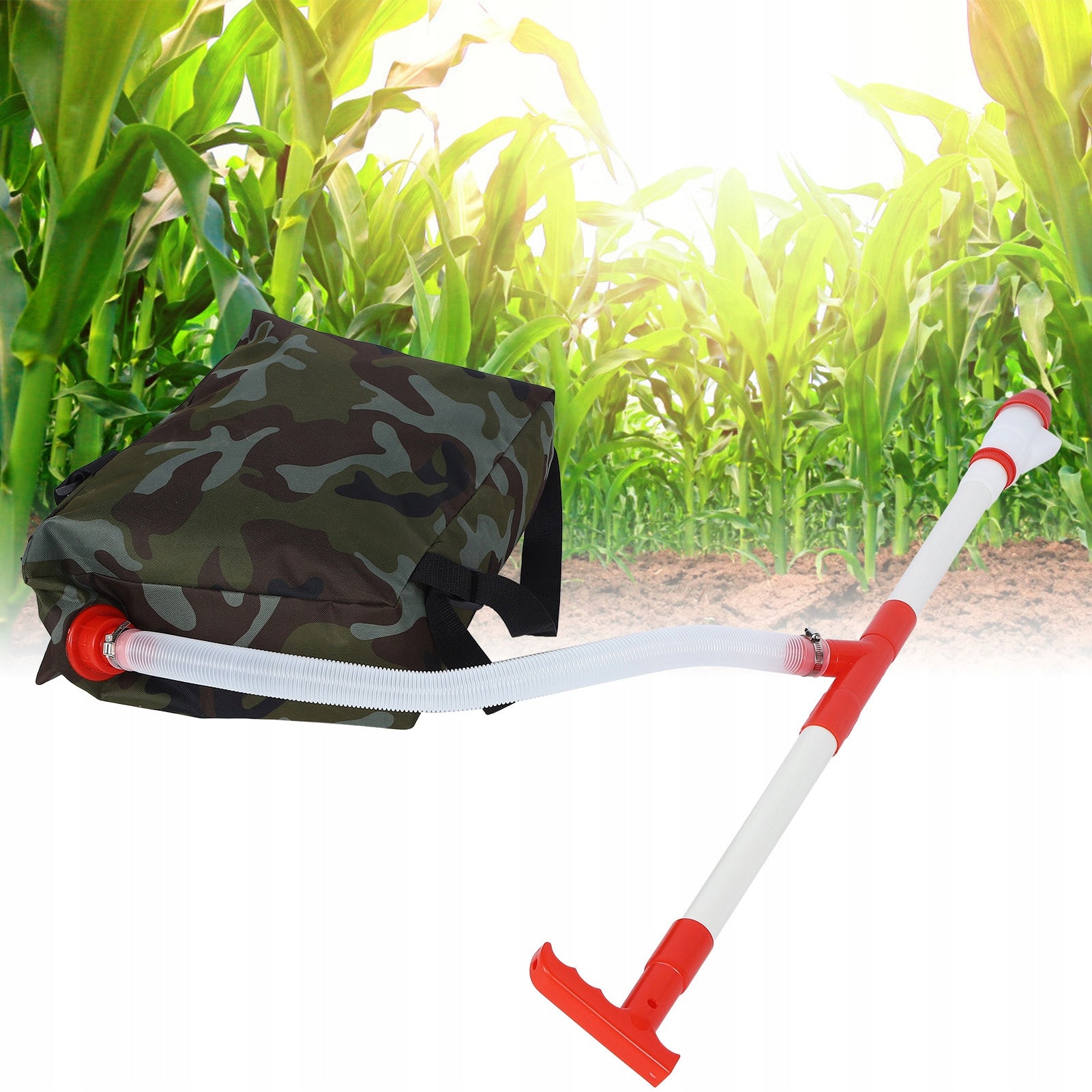 CORDLESS SEED DRILL BACKPACK SPREADER FOR GRASS SEEDS MANUAL FERTILIZER Product weight with unit packaging 0.63 kg