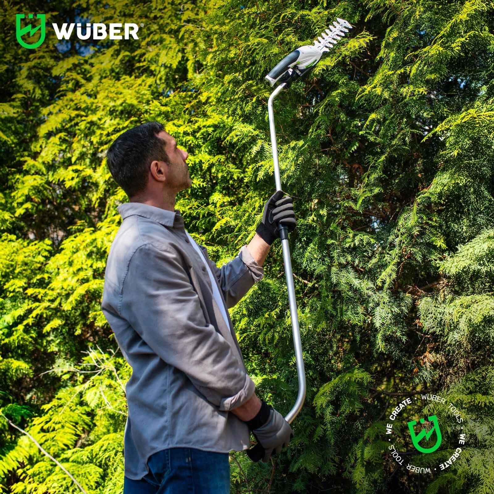 CORDLESS SHRUB GRASS TRIMMER HEDGE TRIMMER USB-C 3,6V 2IN1 XL Packaging status original
