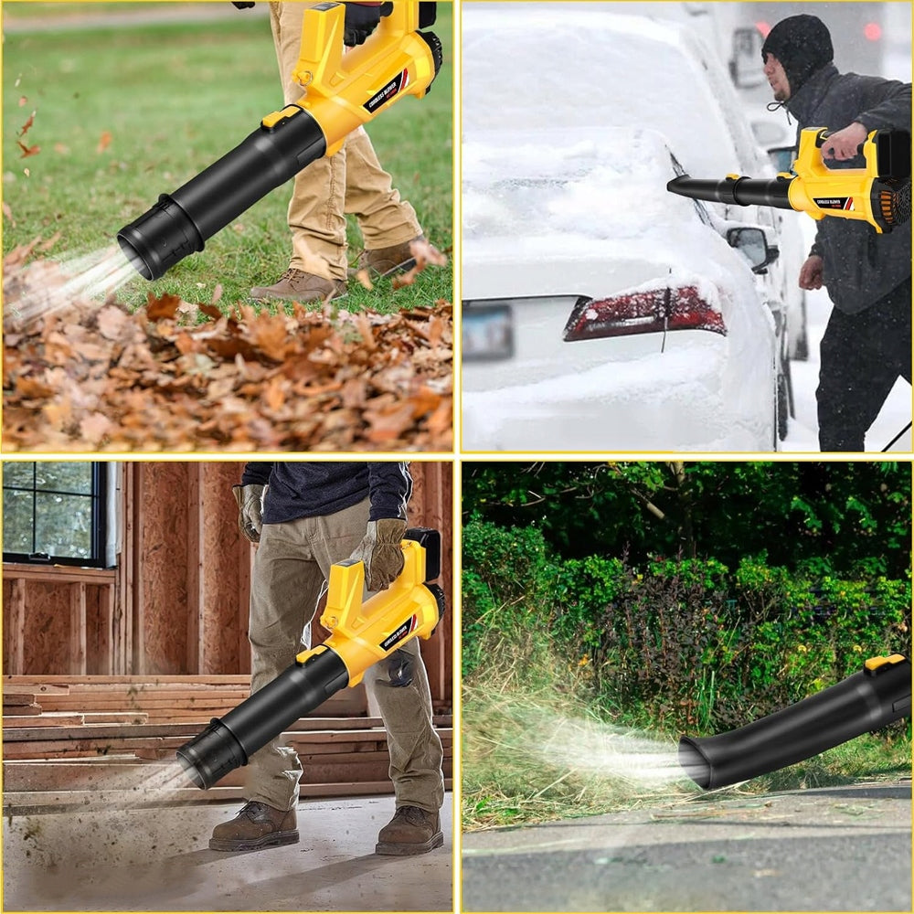 CORDLESS SNOW LEAF BLOWER GARDEN DEHUMIDIFICATION 21V 5.2AH 240KM/H Packaging status original