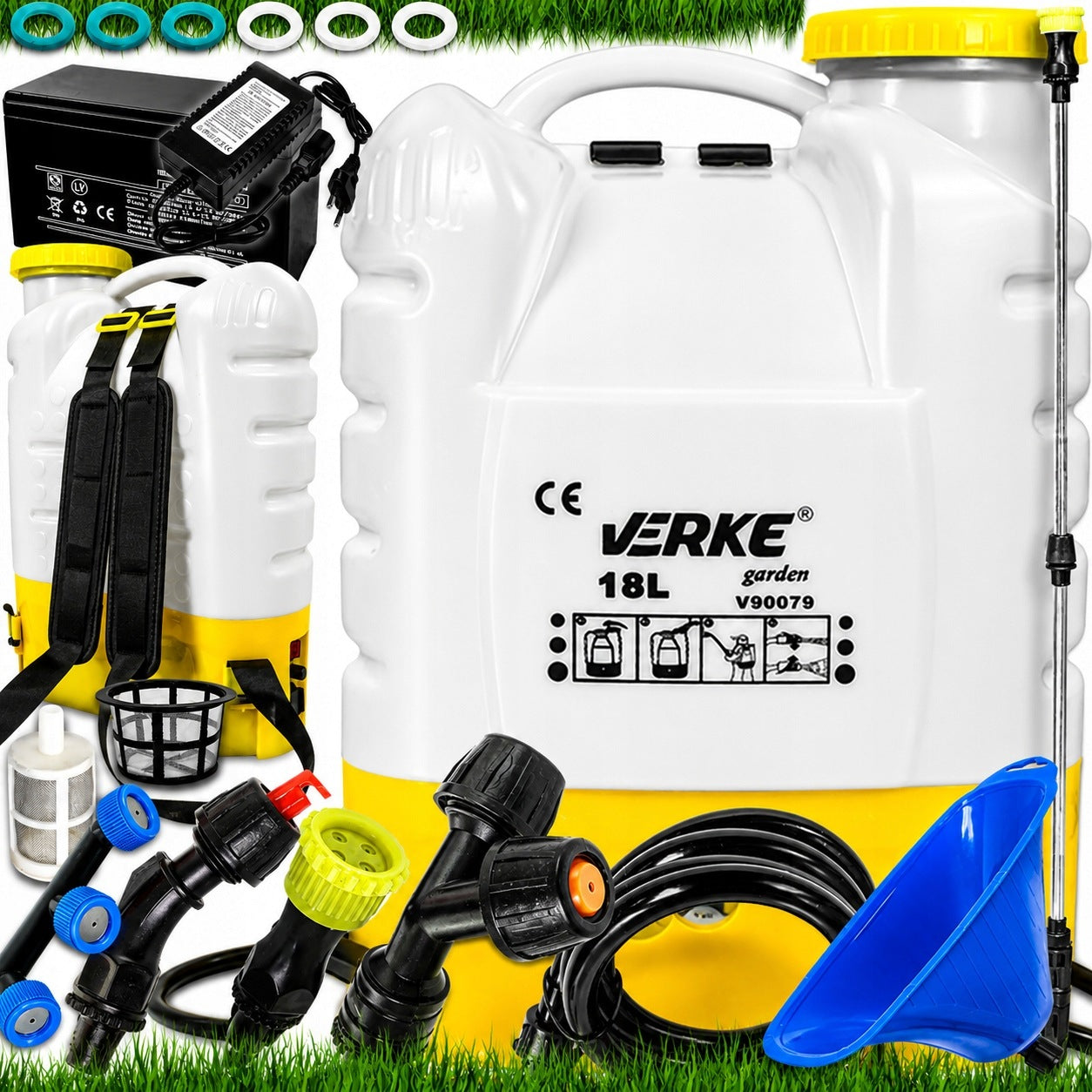 CORDLESS SPRAYER 18L ELECTRIC GARDEN BACKPACK SPRAYER