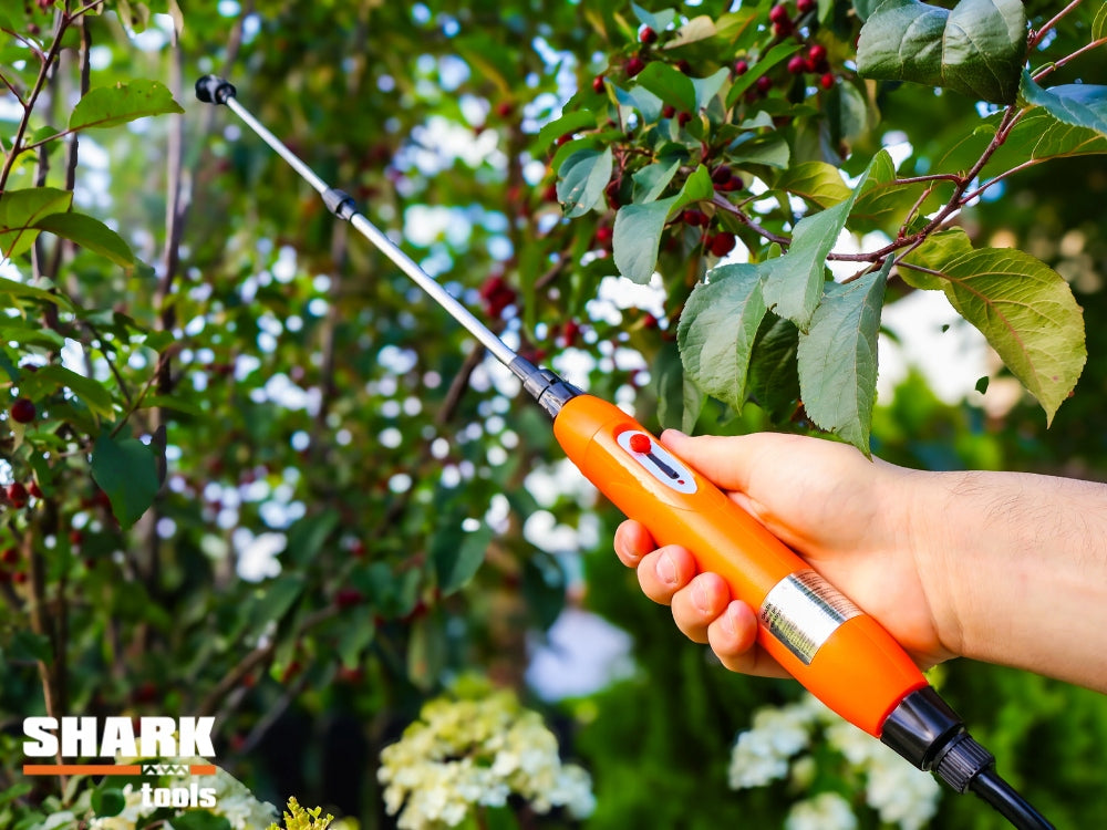 CORDLESS SPRAYER 8L ELECTRIC PRESSURE Garden LANCE 3 NOZZLES Housing material synthetic material