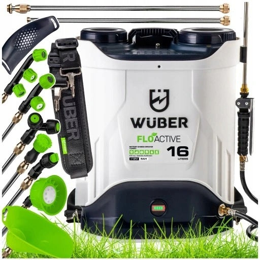 CORDLESS SPRAYER FOR GARDEN POWERFUL WUBER 16 L RANGE 351 CM SOLID Brand Wuber