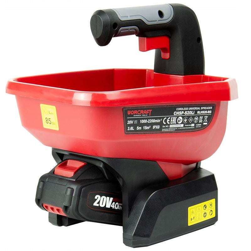 CORDLESS SPREADER WORCRAFT CHSP-S20Li ShareSYS EAN (GTIN) 5905247706744