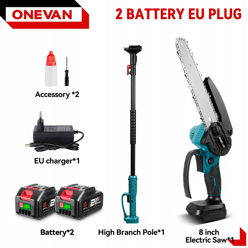 CORDLESS TELESCOPIC CHAINSAW 1.7M BOOM SAW 2AKU Manufacturer code sku007311_3HUF