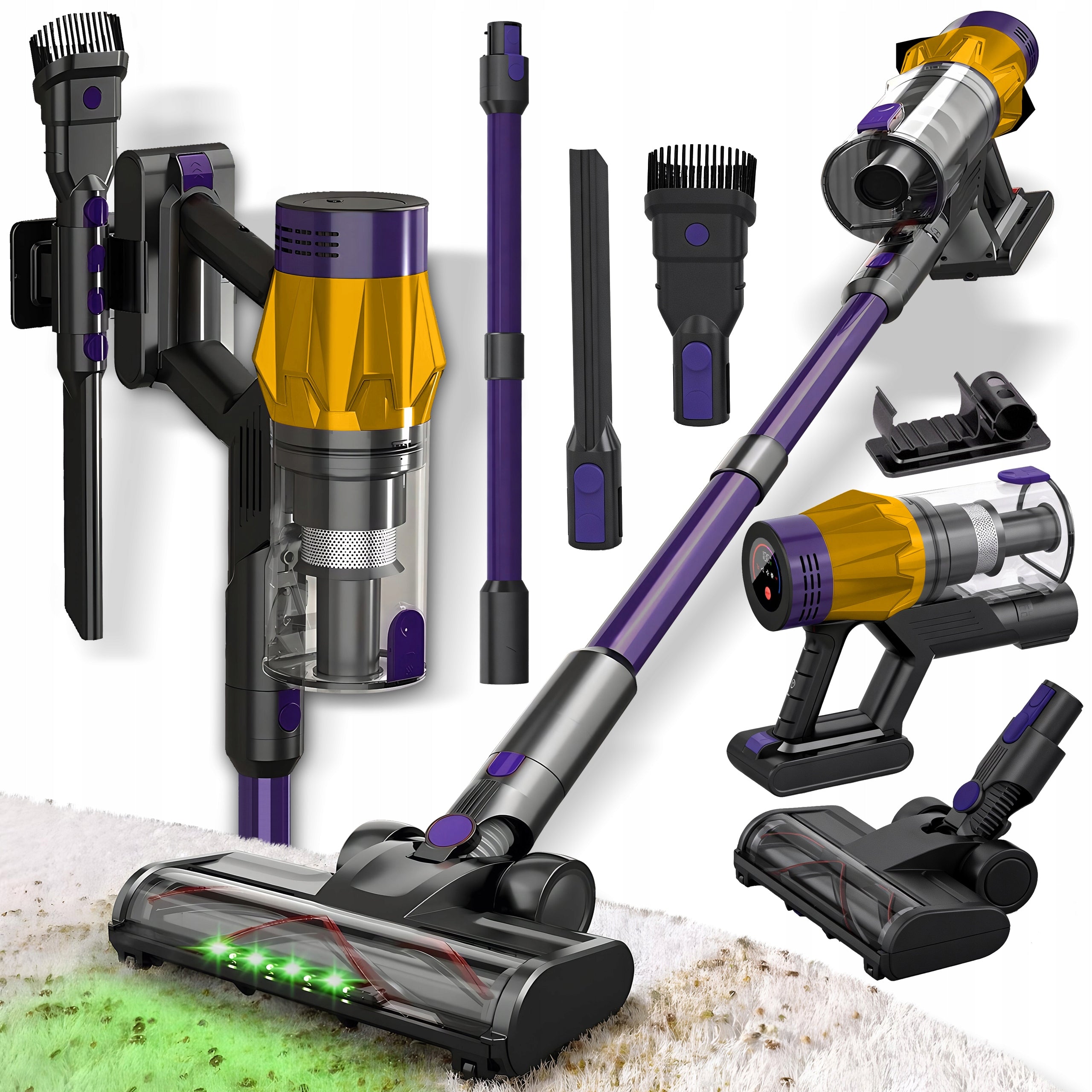 CORDLESS UPRIGHT CORDLESS VACUUM CLEANER POWERFUL 550W MANUAL