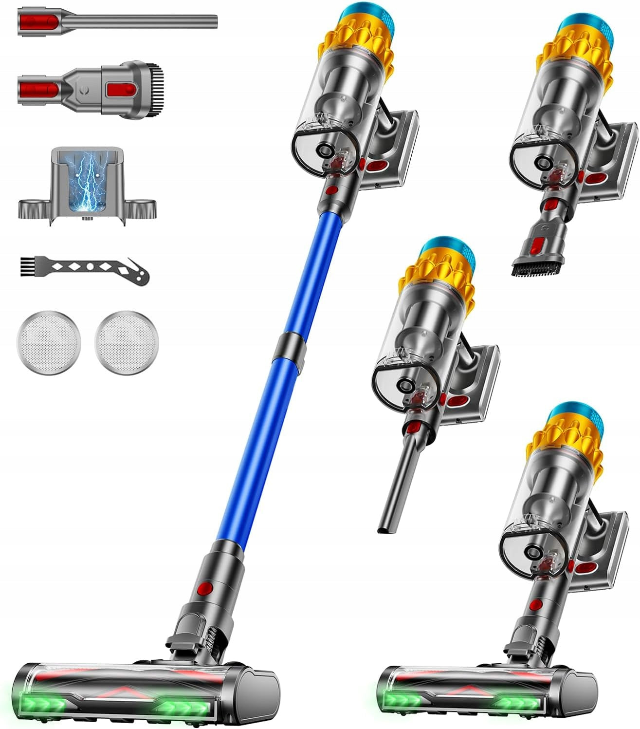 CORDLESS UPRIGHT VACUUM CLEANER AIDTIPS T18 HEPA CORDLESS 600W 50 KPA